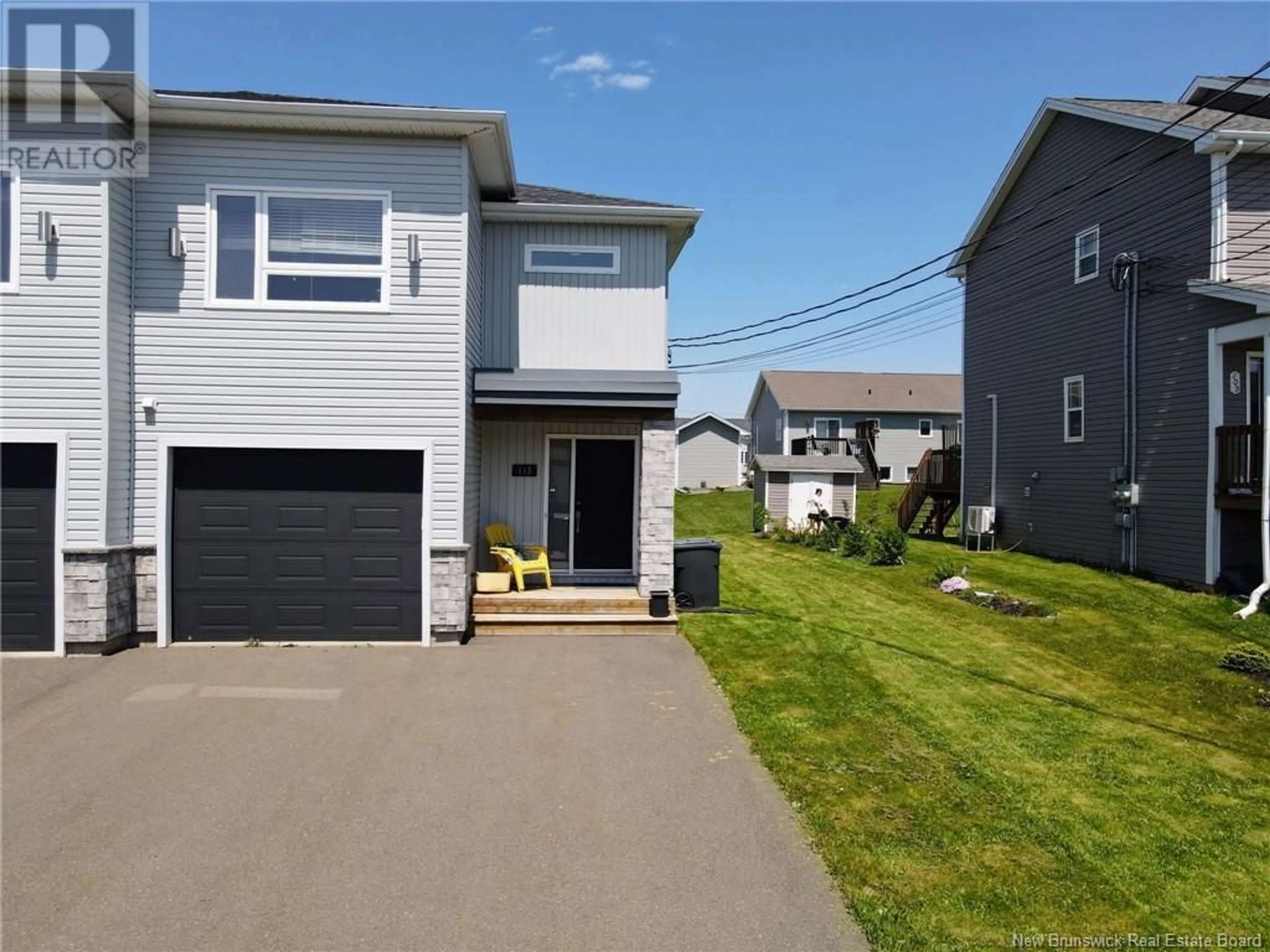 Home with vinyl exterior material, street for 115 MATHIAS, Dieppe New Brunswick E1A8N5