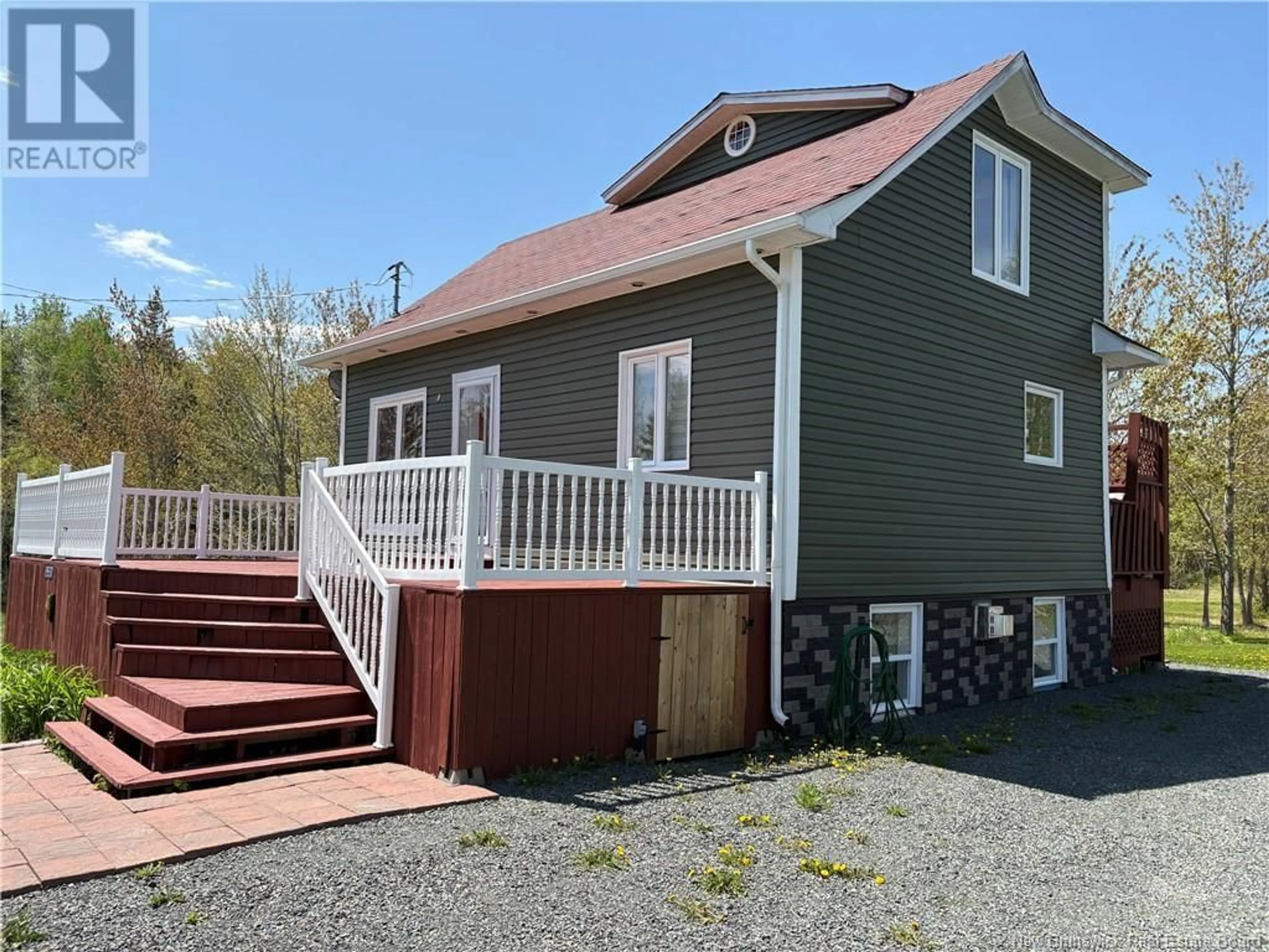 Home with vinyl exterior material, street for 1557 ROUTE 11, Alnwick New Brunswick E9G2M2