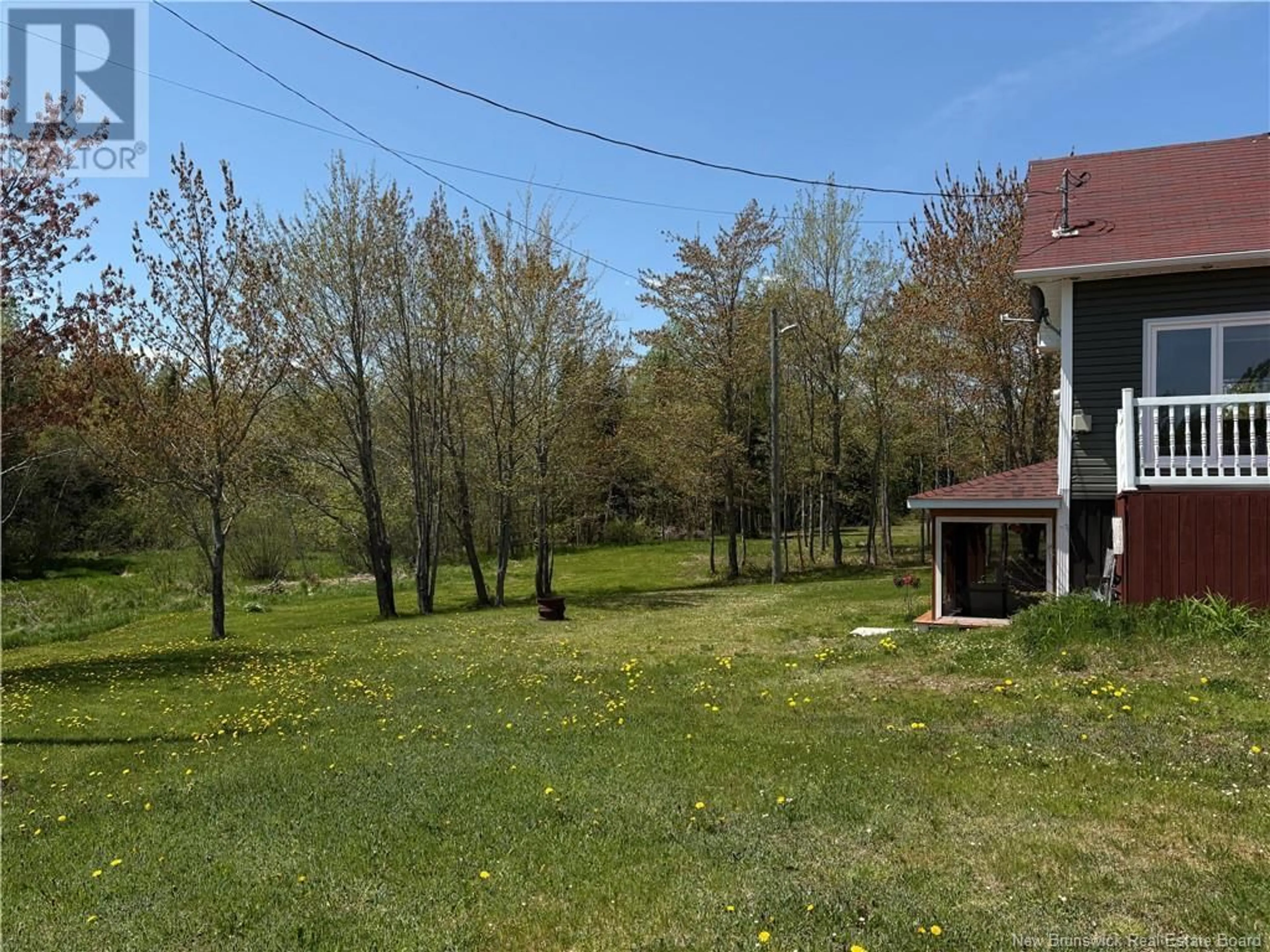 A pic from outside/outdoor area/front of a property/back of a property/a pic from drone, forest/trees view for 1557 ROUTE 11, Alnwick New Brunswick E9G2M2