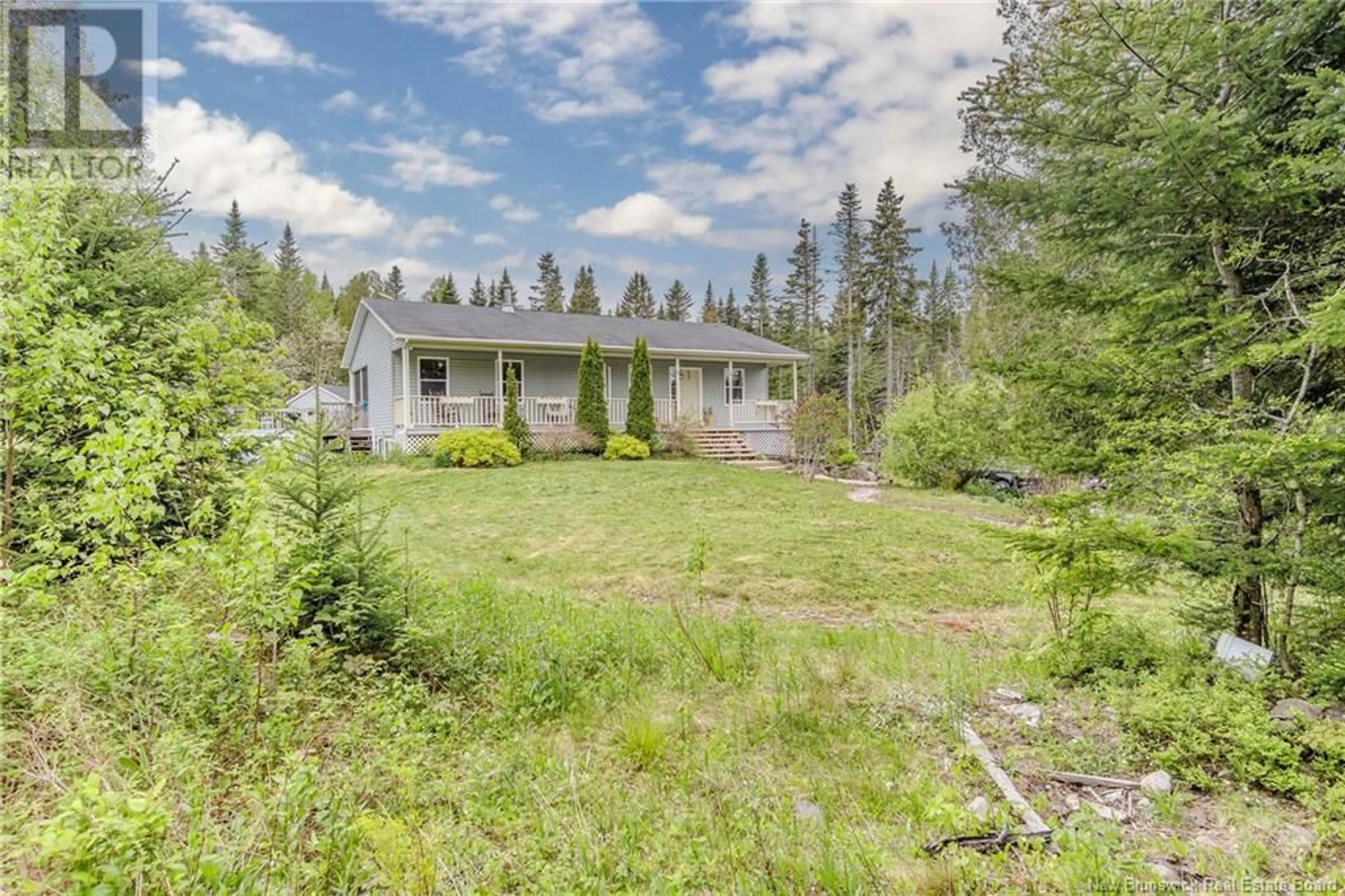 A pic from outside/outdoor area/front of a property/back of a property/a pic from drone, forest/trees view for 30 ERIN DRIVE, Baxters Corner New Brunswick E2S2M1