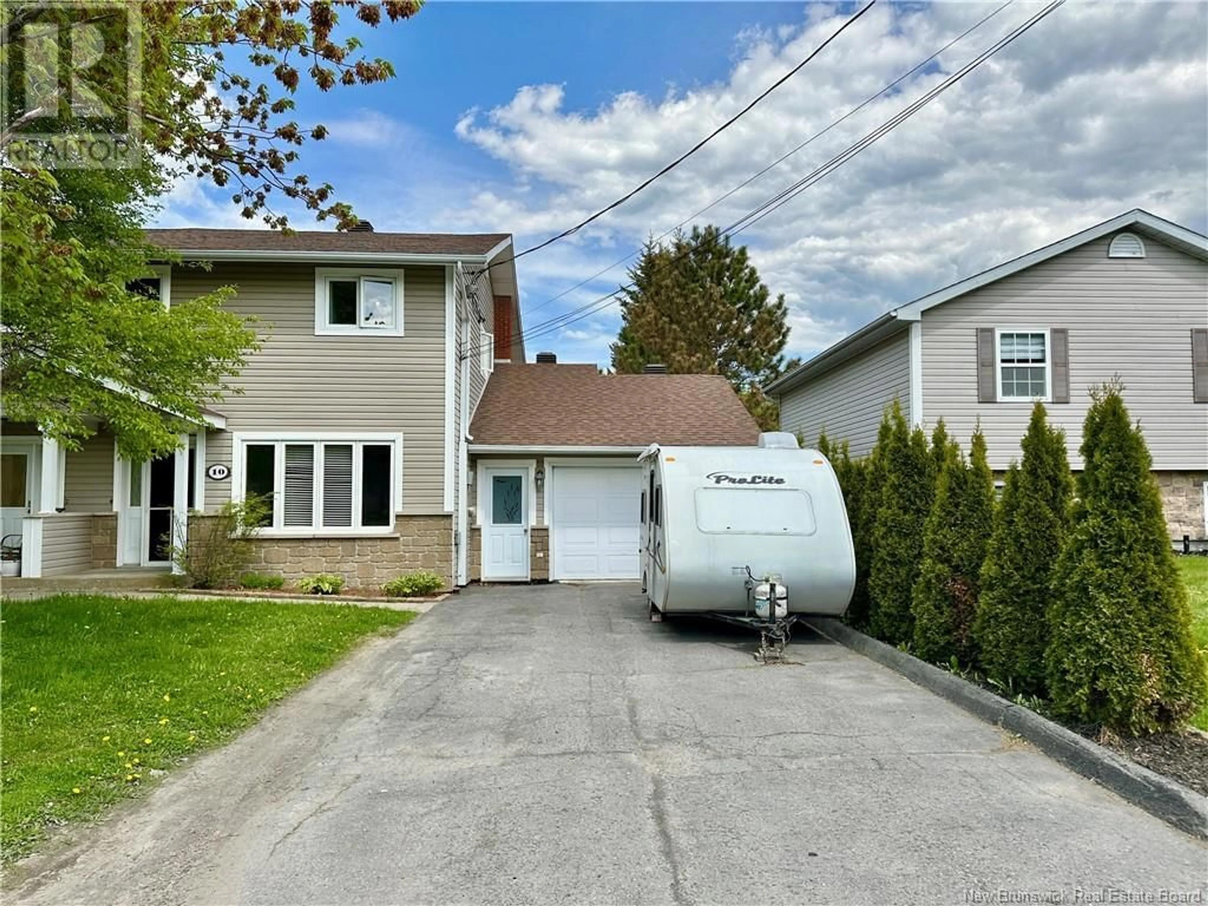 A pic from outside/outdoor area/front of a property/back of a property/a pic from drone, street for 10 BELONE STREET, Edmundston New Brunswick E7B1B6