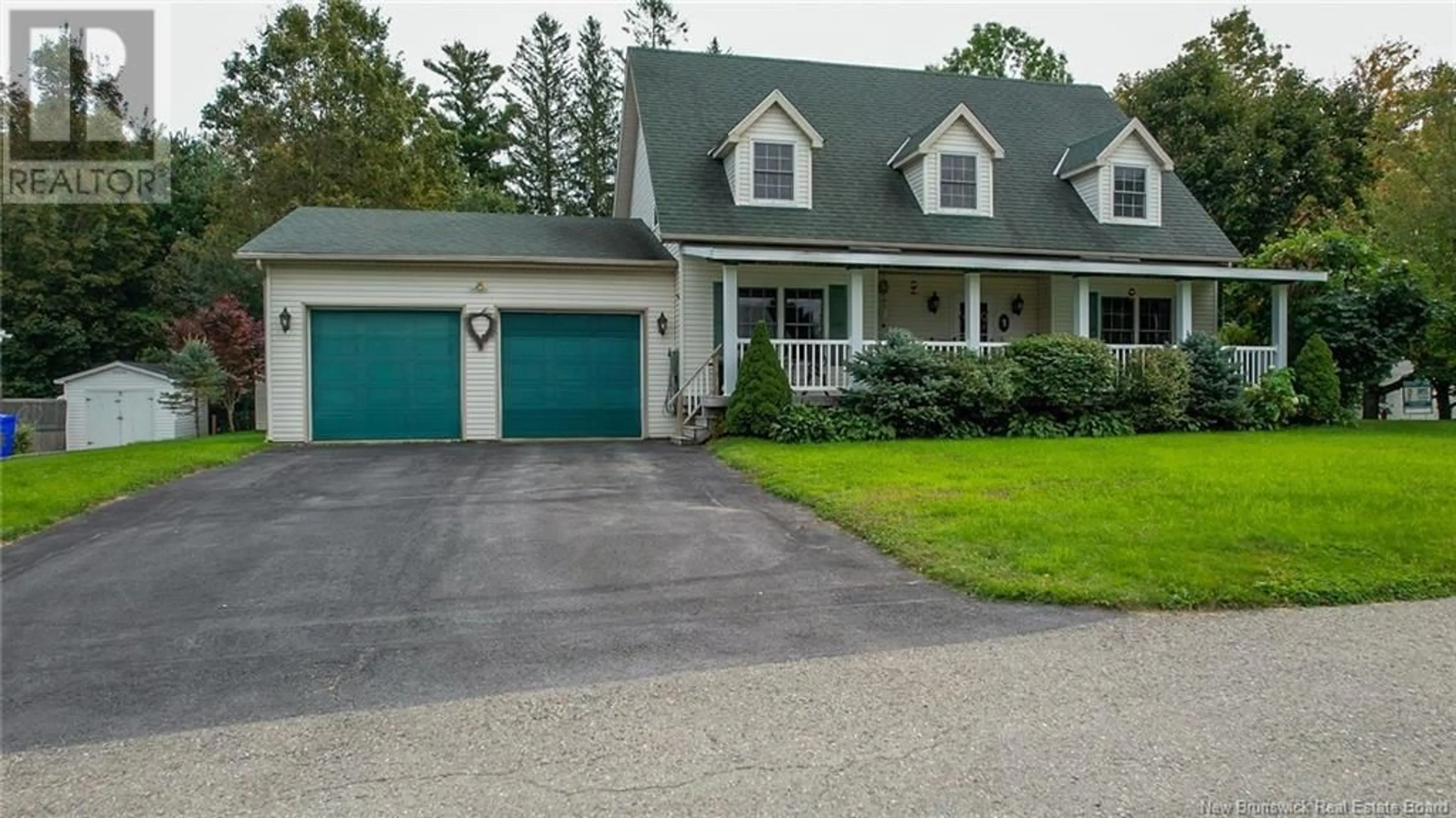 Home with vinyl exterior material, street for 1 CLARK COURT, St. Stephen New Brunswick E3L3E4