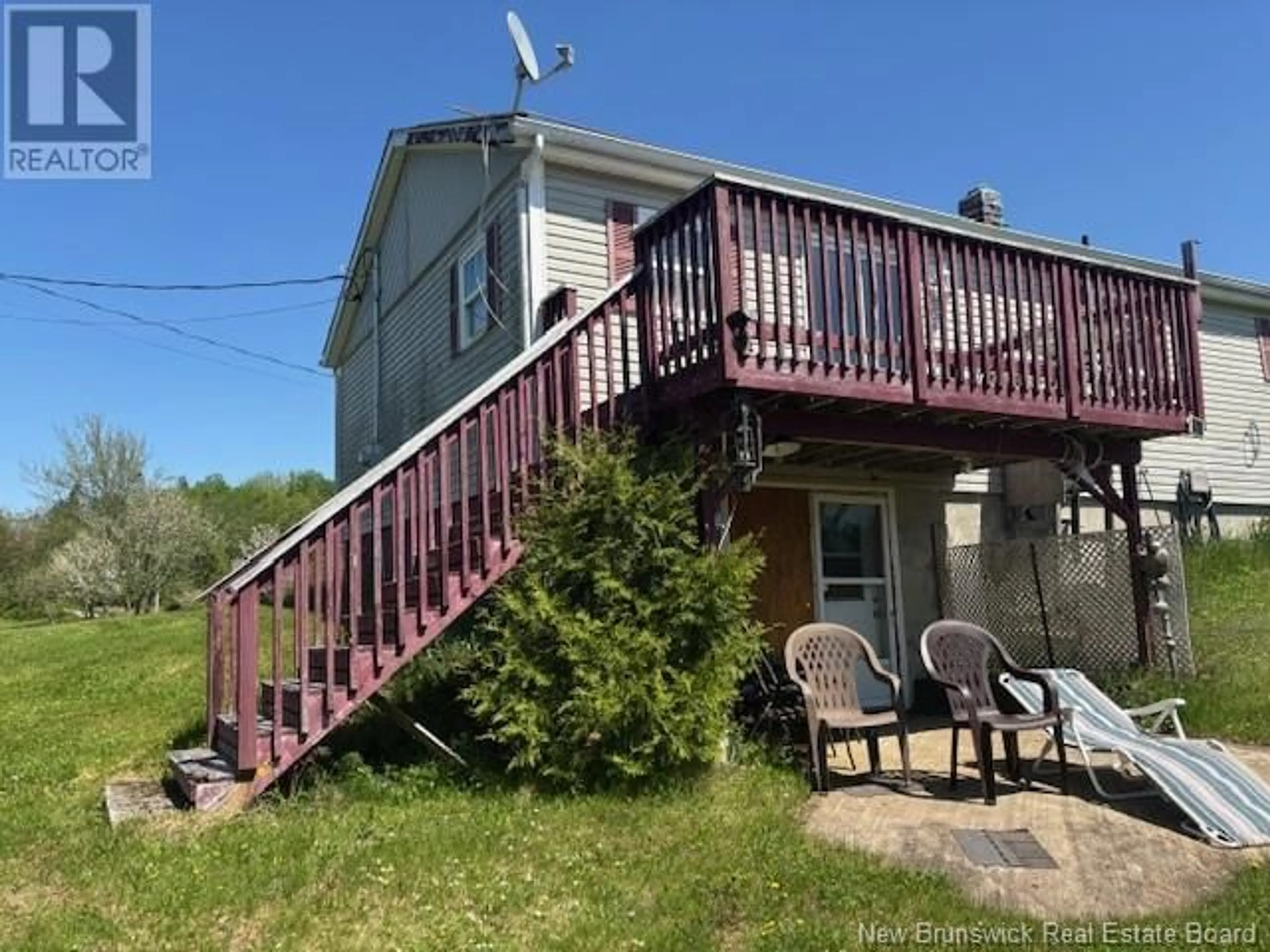 A pic from outside/outdoor area/front of a property/back of a property/a pic from drone, water/lake/river/ocean view for 720 GOSHEN ROAD, Marrtown New Brunswick E5P1Y5