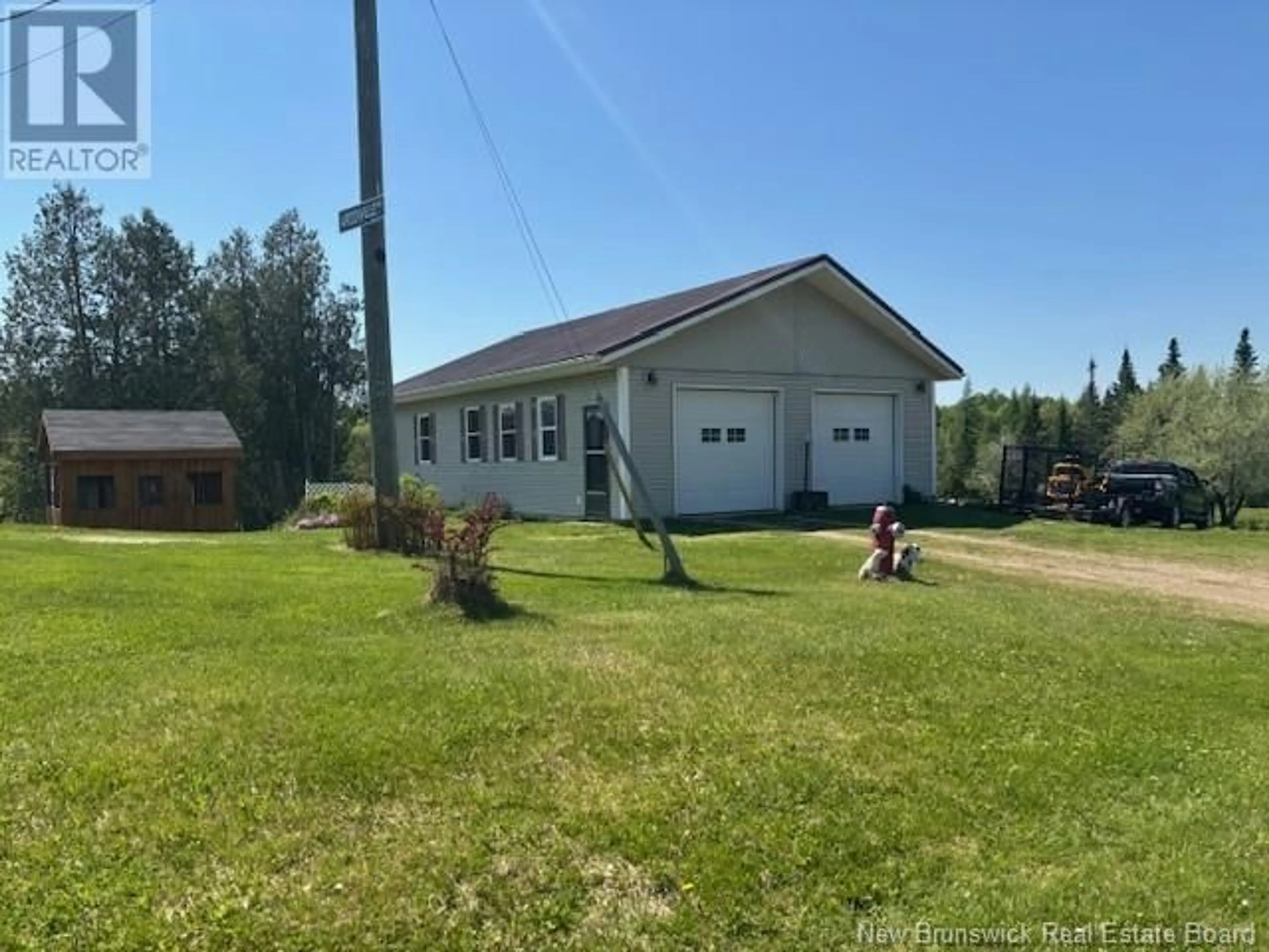 A pic from outside/outdoor area/front of a property/back of a property/a pic from drone, water/lake/river/ocean view for 720 GOSHEN ROAD, Marrtown New Brunswick E5P1Y5