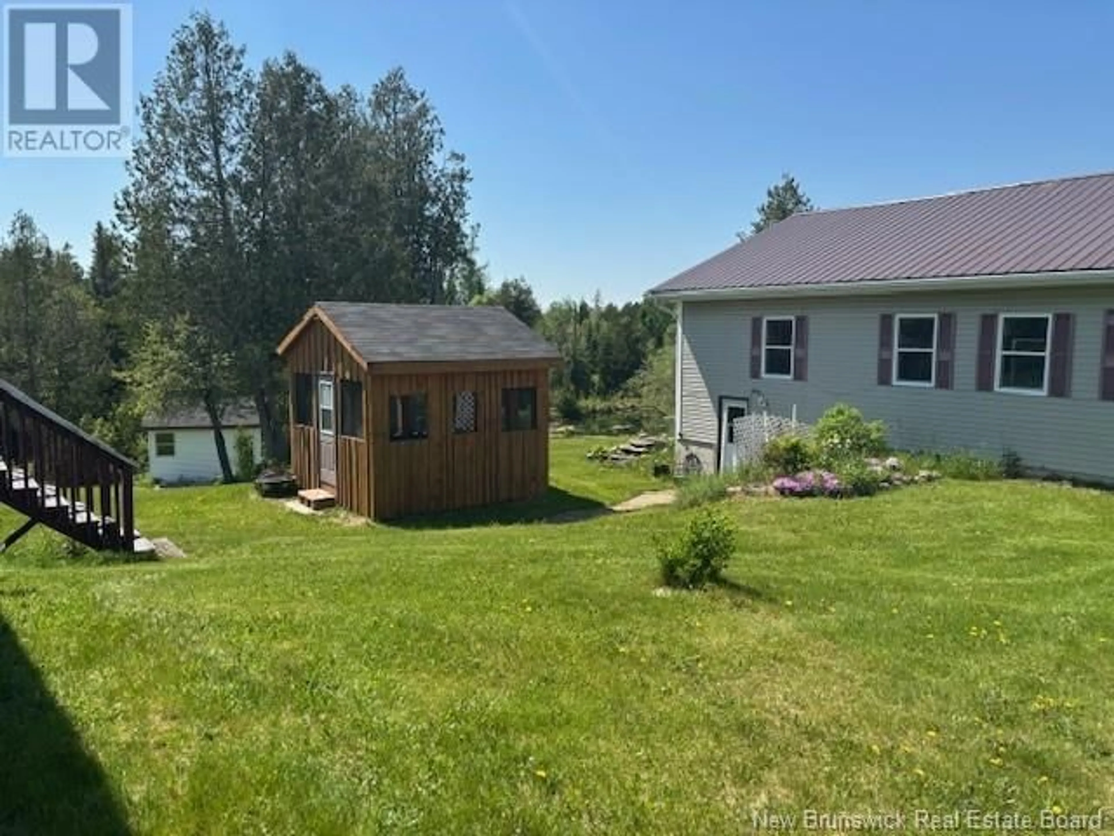 A pic from outside/outdoor area/front of a property/back of a property/a pic from drone, water/lake/river/ocean view for 720 GOSHEN ROAD, Marrtown New Brunswick E5P1Y5