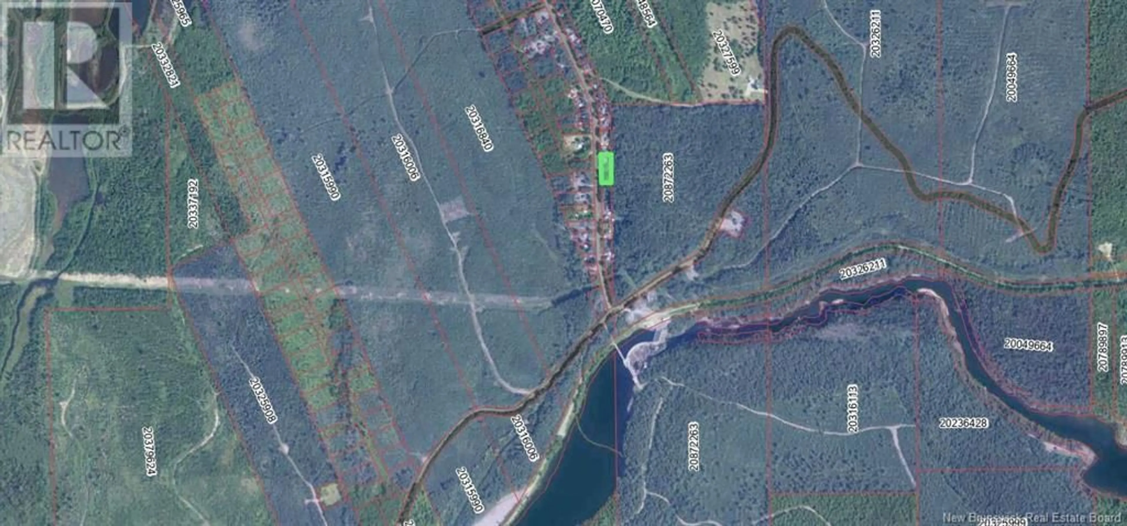 Picture of a map for 2035 NEPISIGUIT FALLS ROAD, Nepisiguit Falls New Brunswick E2A6W7