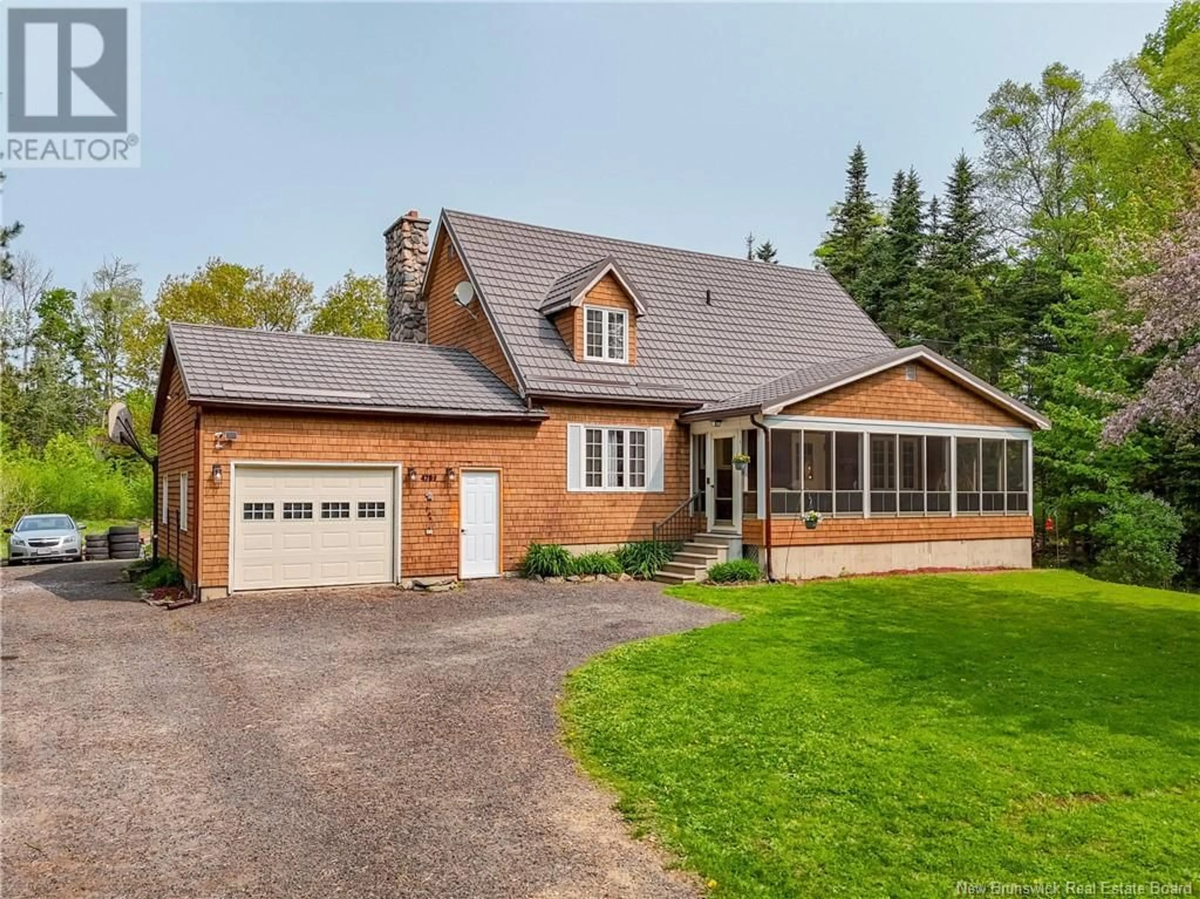 Home with brick exterior material, street for 4789 ROUTE 620, Limekiln New Brunswick E6B1G1