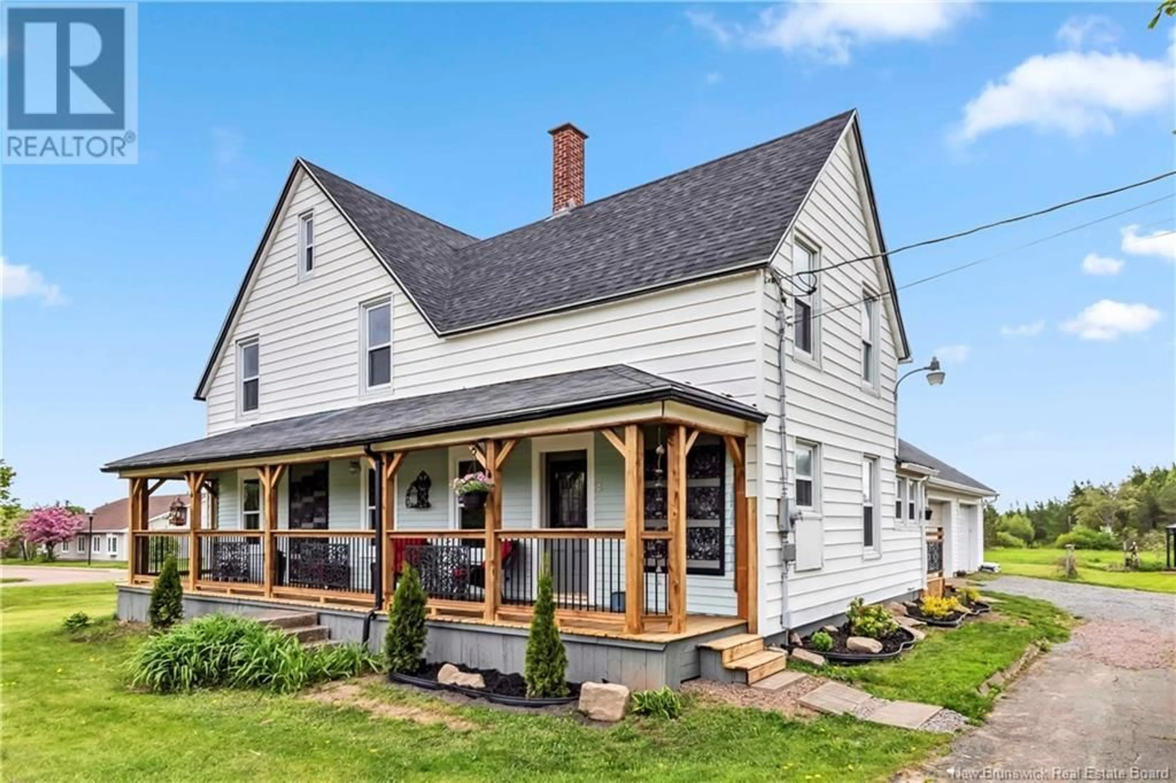 Home with vinyl exterior material, street for 3144 ROUTE 132, Scoudouc New Brunswick E4P3S5