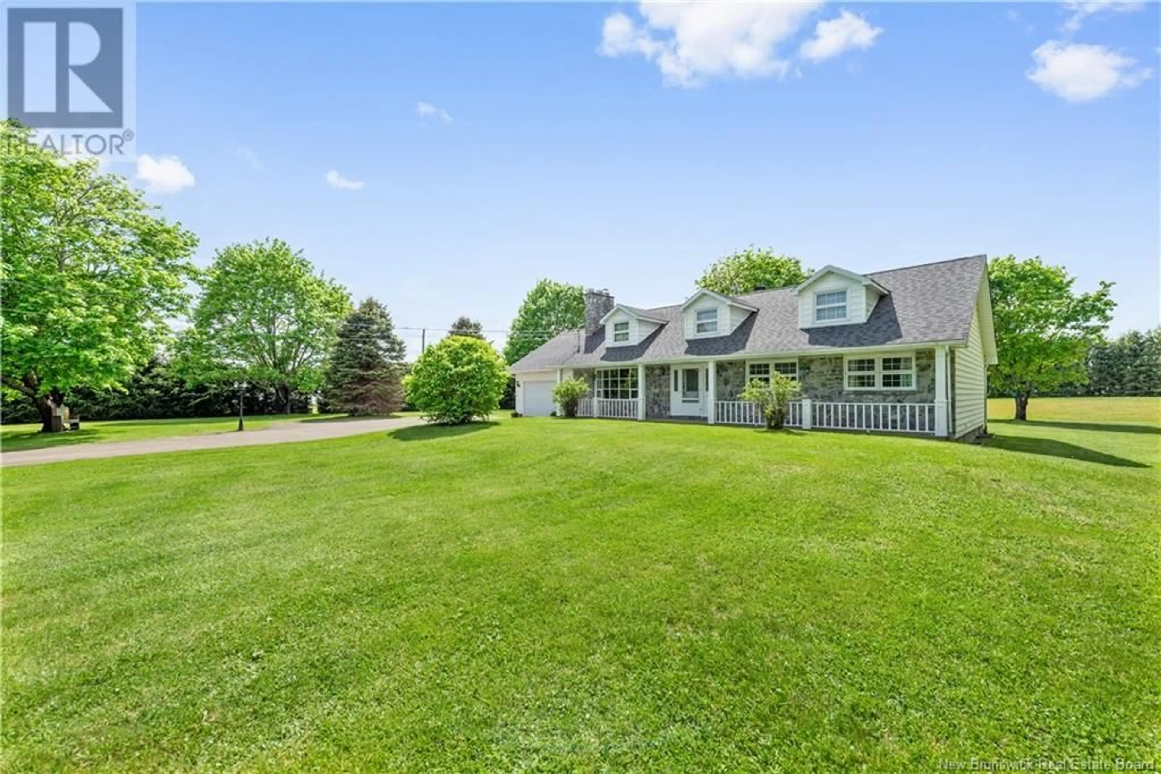 A pic from outside/outdoor area/front of a property/back of a property/a pic from drone, mountain view for 3185 ROUTE 132, Scoudouc New Brunswick E4P3R8
