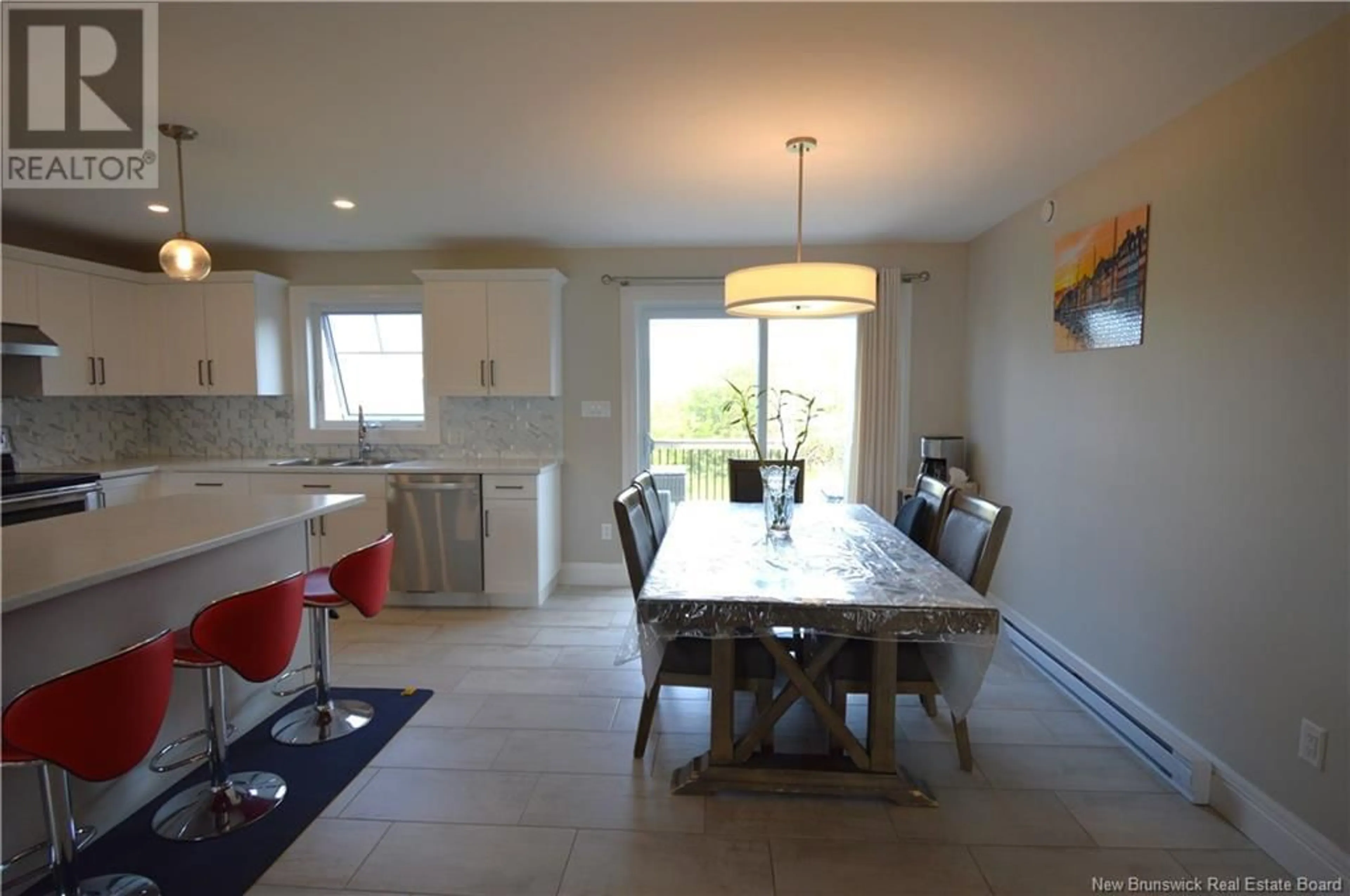 Open concept kitchen, ceramic/tile floor for 6 DOMINIQUE STREET, Shediac New Brunswick E4P0S2