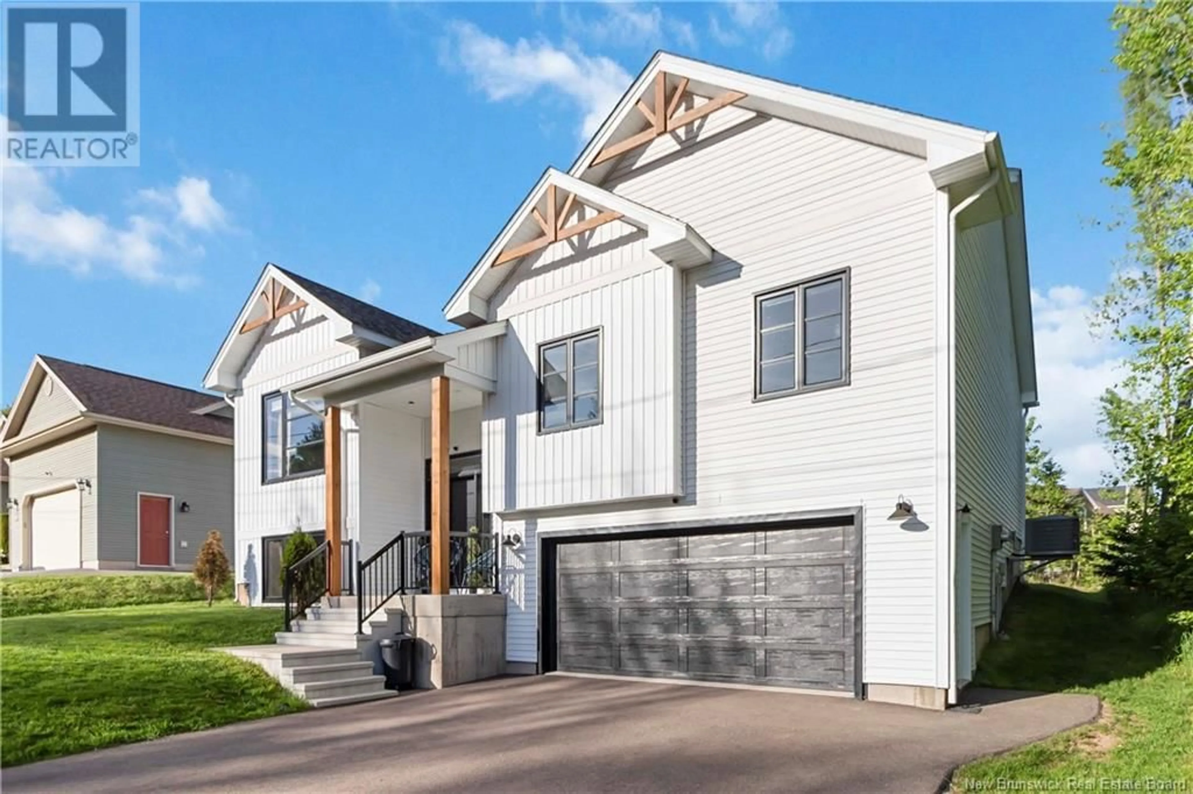 Home with vinyl exterior material, street for 244 SAVANNAH DRIVE, Moncton New Brunswick E1A0V1