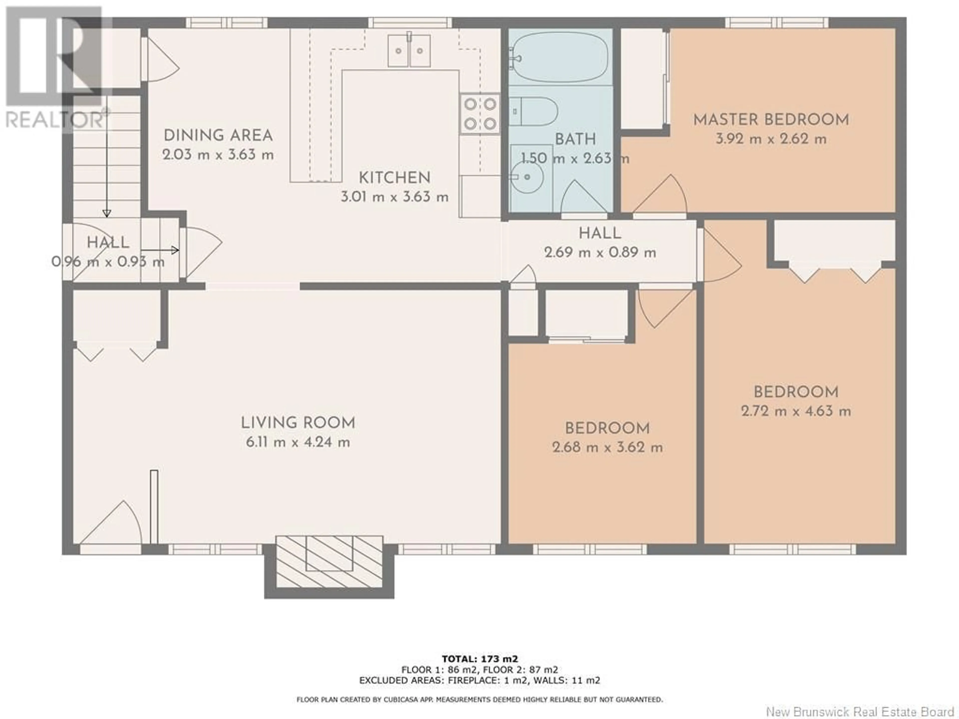 Floor plan for 268 BUCKINGHAM AVENUE, Riverview New Brunswick E1B2N8