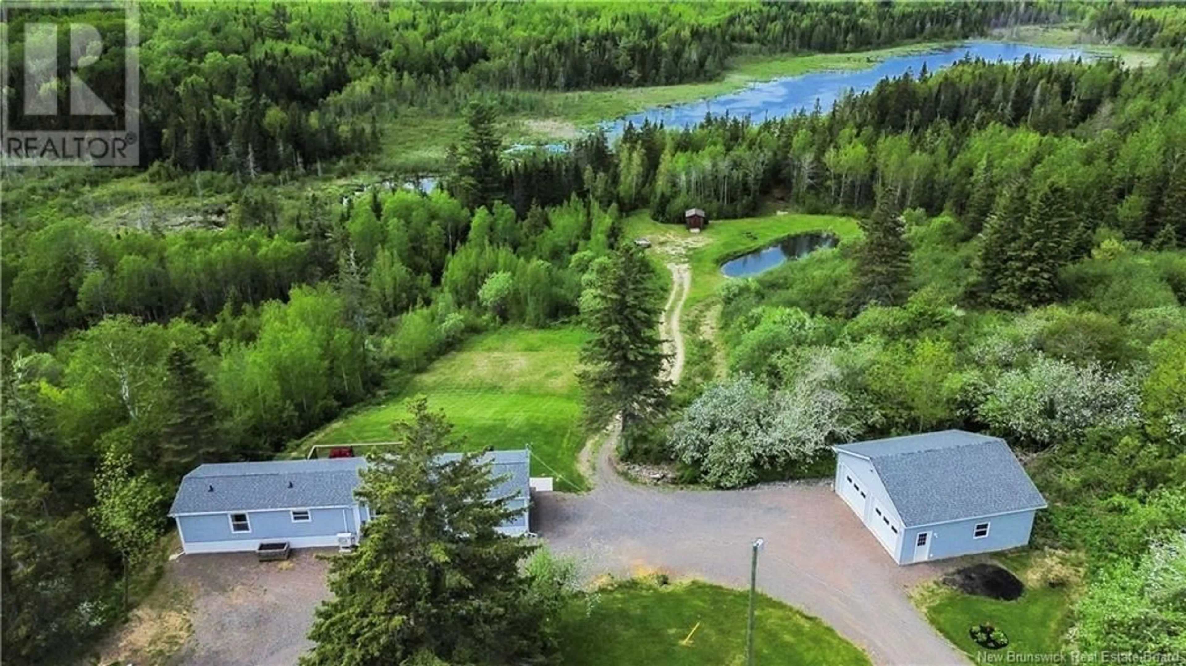 A pic from outside/outdoor area/front of a property/back of a property/a pic from drone, water/lake/river/ocean view for 692 DRURYS COVE ROAD, Ratter Corner New Brunswick E4E3L2