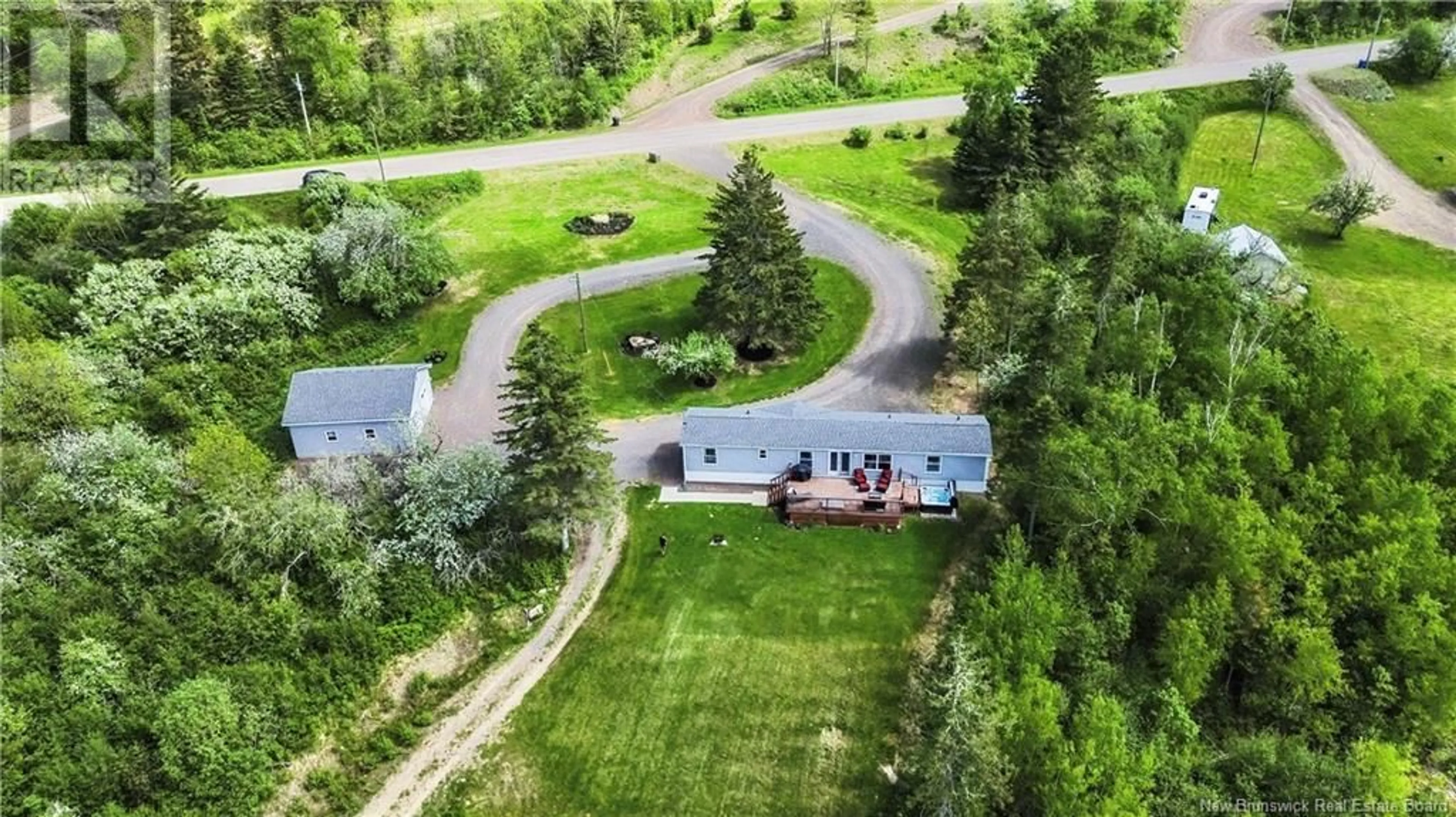 A pic from outside/outdoor area/front of a property/back of a property/a pic from drone, unknown for 692 DRURYS COVE ROAD, Ratter Corner New Brunswick E4E3L2