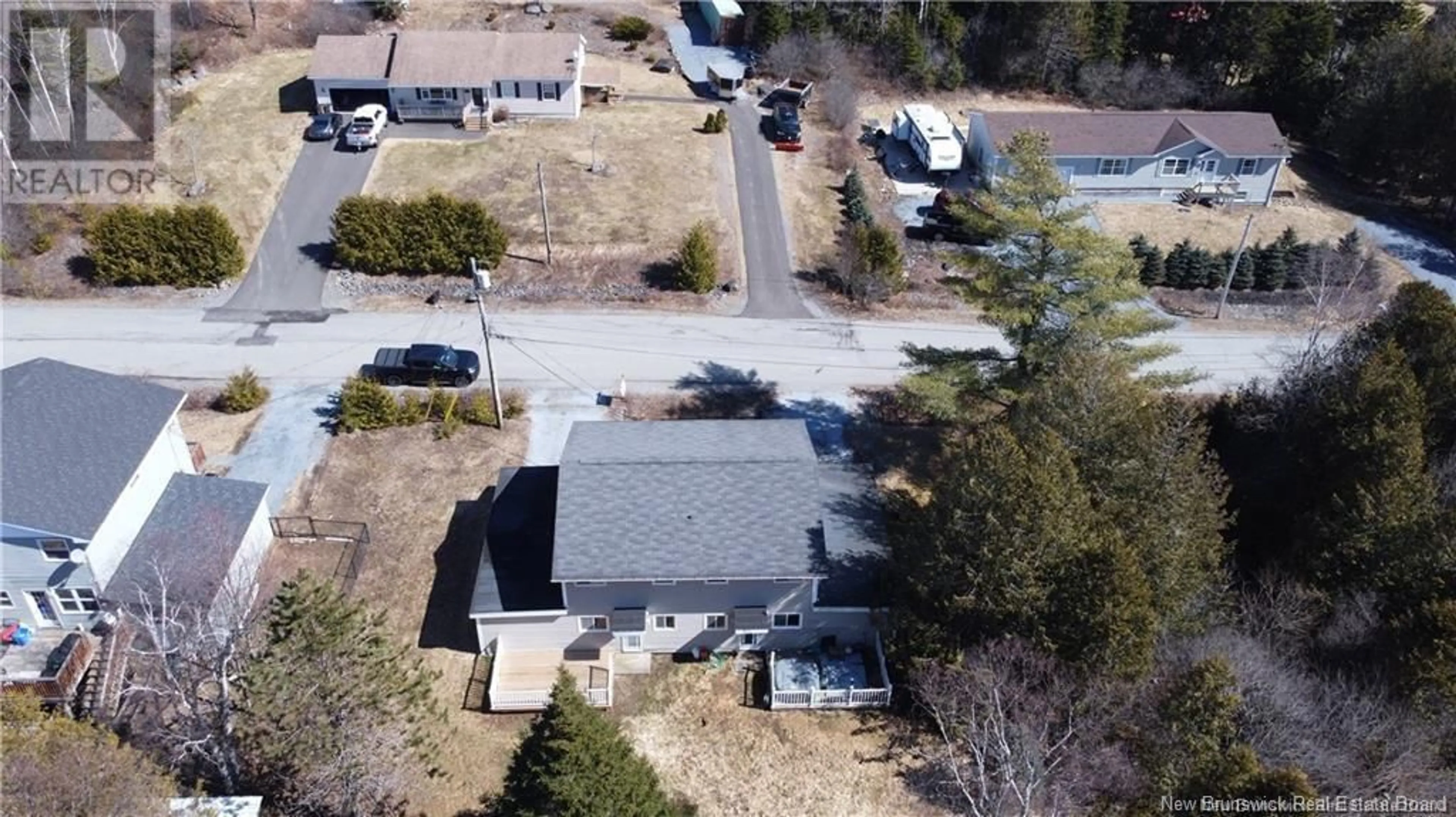 A pic from outside/outdoor area/front of a property/back of a property/a pic from drone, street for 29 & 31 FORIERE DRIVE, Saint John New Brunswick E2N1J4