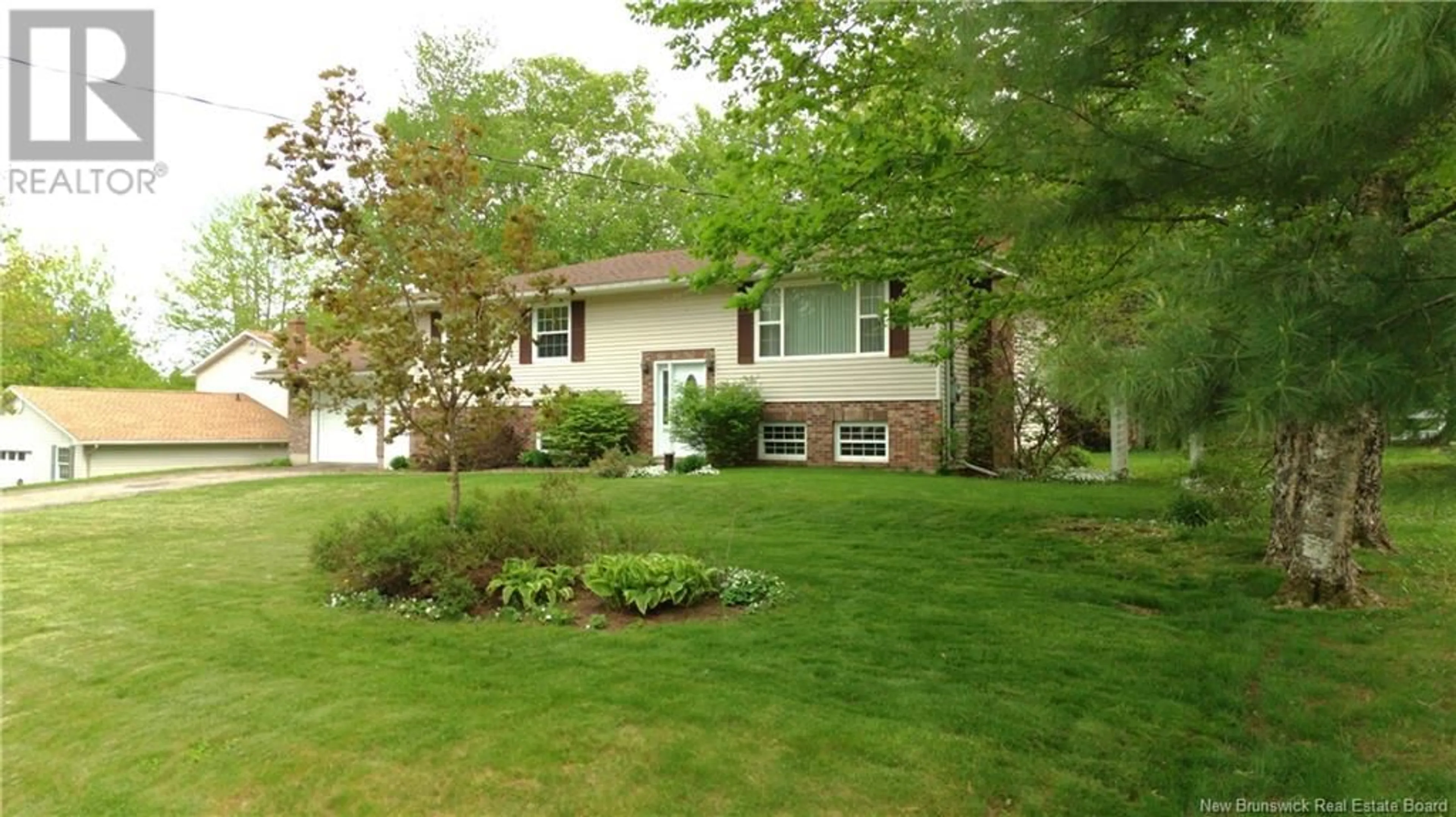 Home with vinyl exterior material, street for 9 SINCLAIR LANE, New Maryland New Brunswick E3C1J2