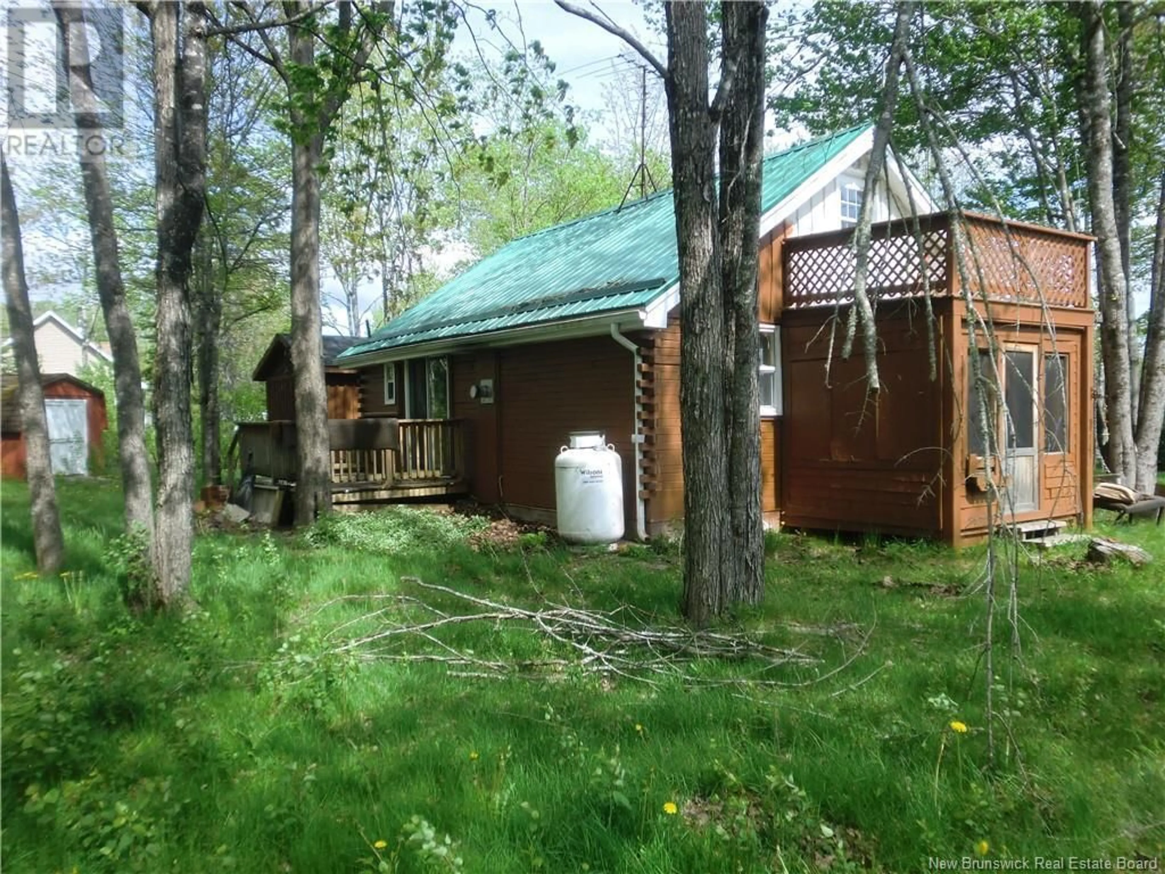 A pic from outside/outdoor area/front of a property/back of a property/a pic from drone, forest/trees view for 16 CARSON ROAD, Havelock New Brunswick E4Z0A5