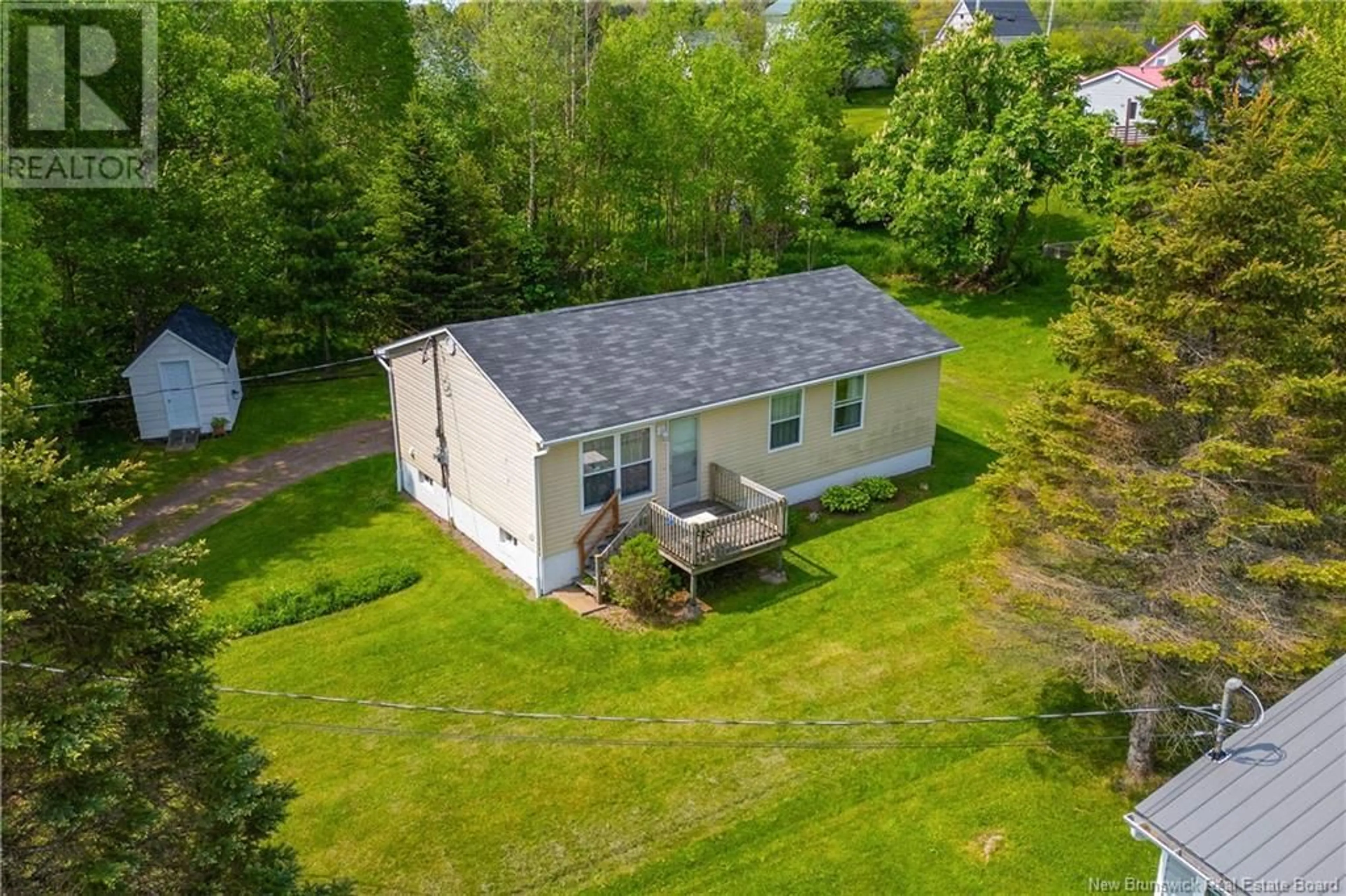 A pic from outside/outdoor area/front of a property/back of a property/a pic from drone, water/lake/river/ocean view for 7 CARSON COURT, Sackville New Brunswick E4L3R9