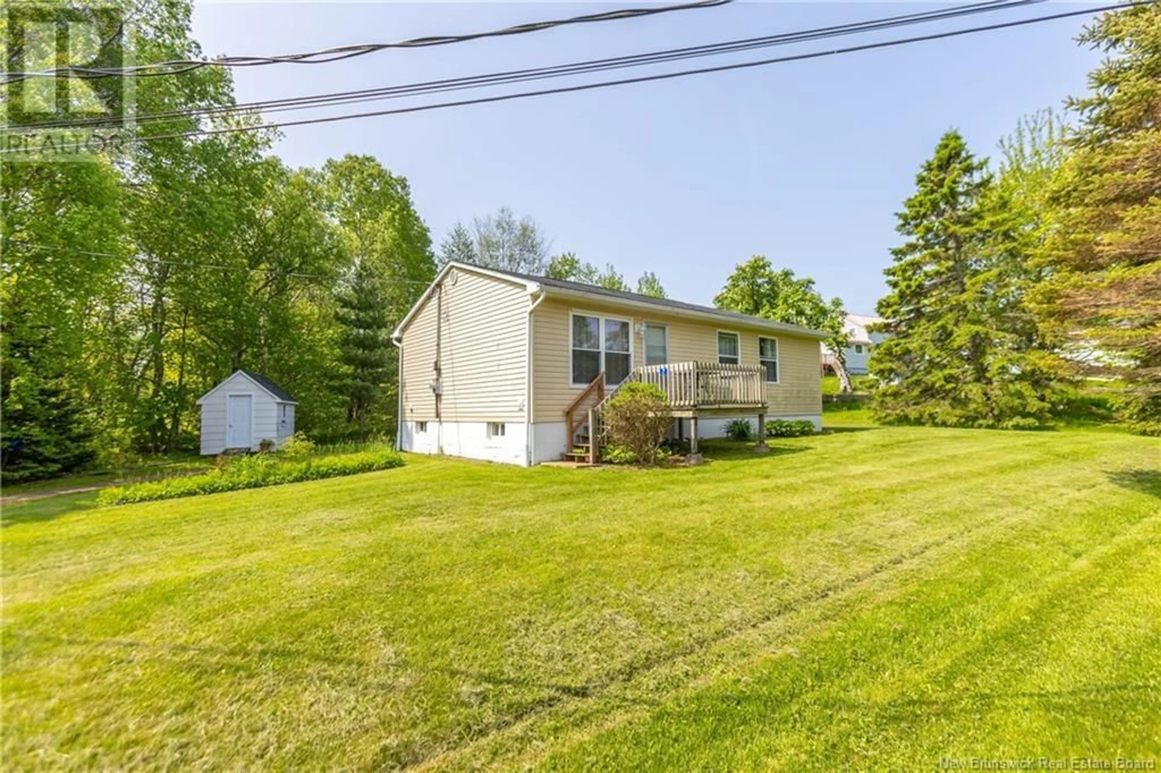 A pic from outside/outdoor area/front of a property/back of a property/a pic from drone, water/lake/river/ocean view for 7 CARSON COURT, Sackville New Brunswick E4L3R9