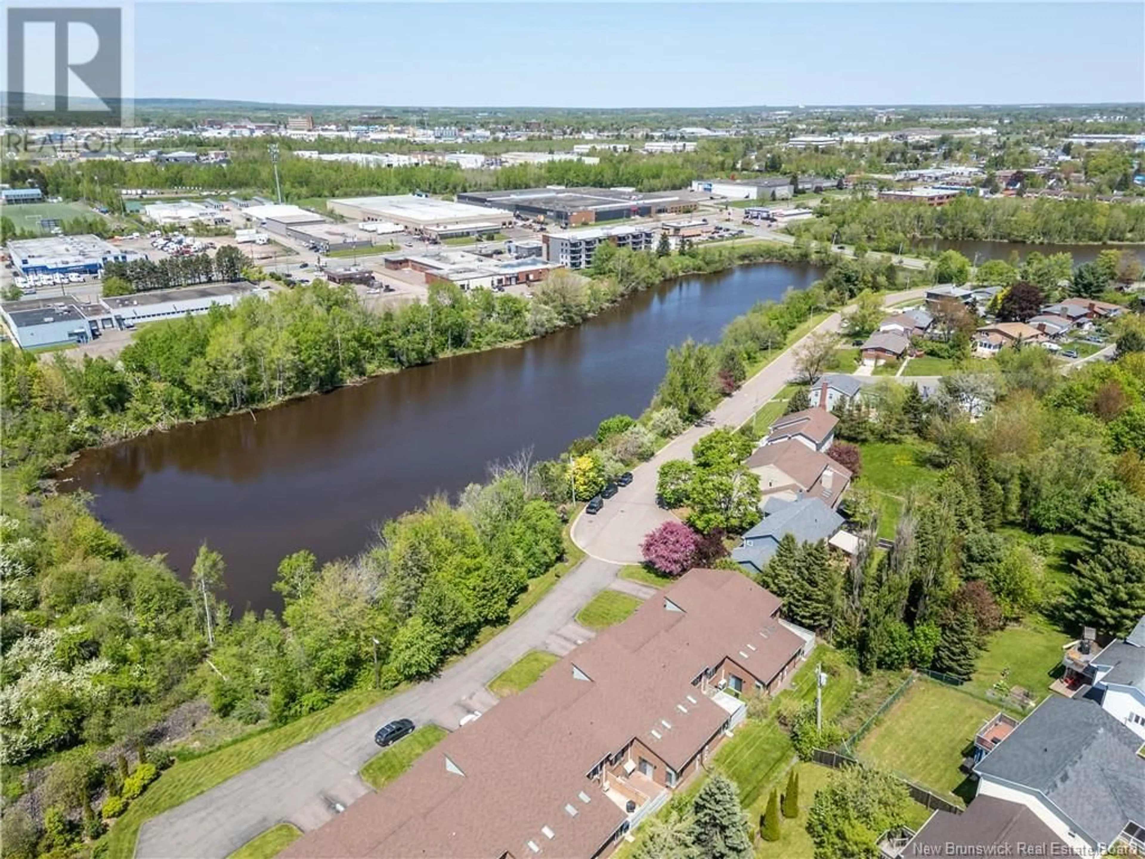A pic from outside/outdoor area/front of a property/back of a property/a pic from drone, water/lake/river/ocean view for 398 WESTMOUNT BOULEVARD, Moncton New Brunswick E1E4K3