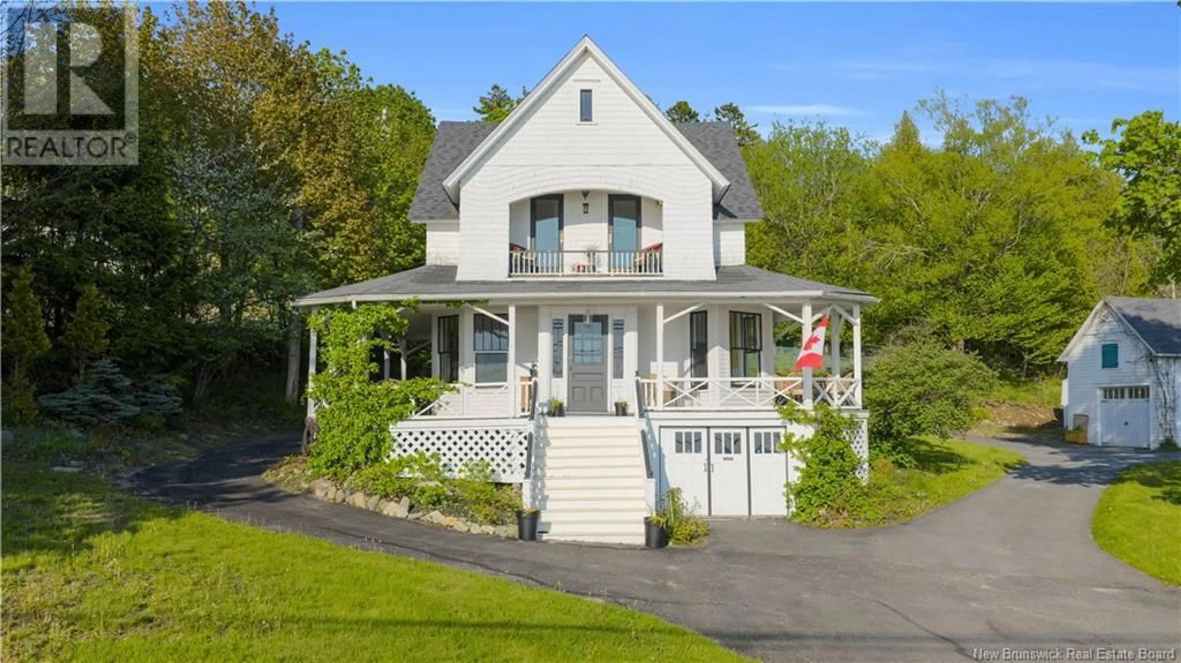 Home with vinyl exterior material, street for 2110 ROTHESAY ROAD, Rothesay New Brunswick E2H2K3