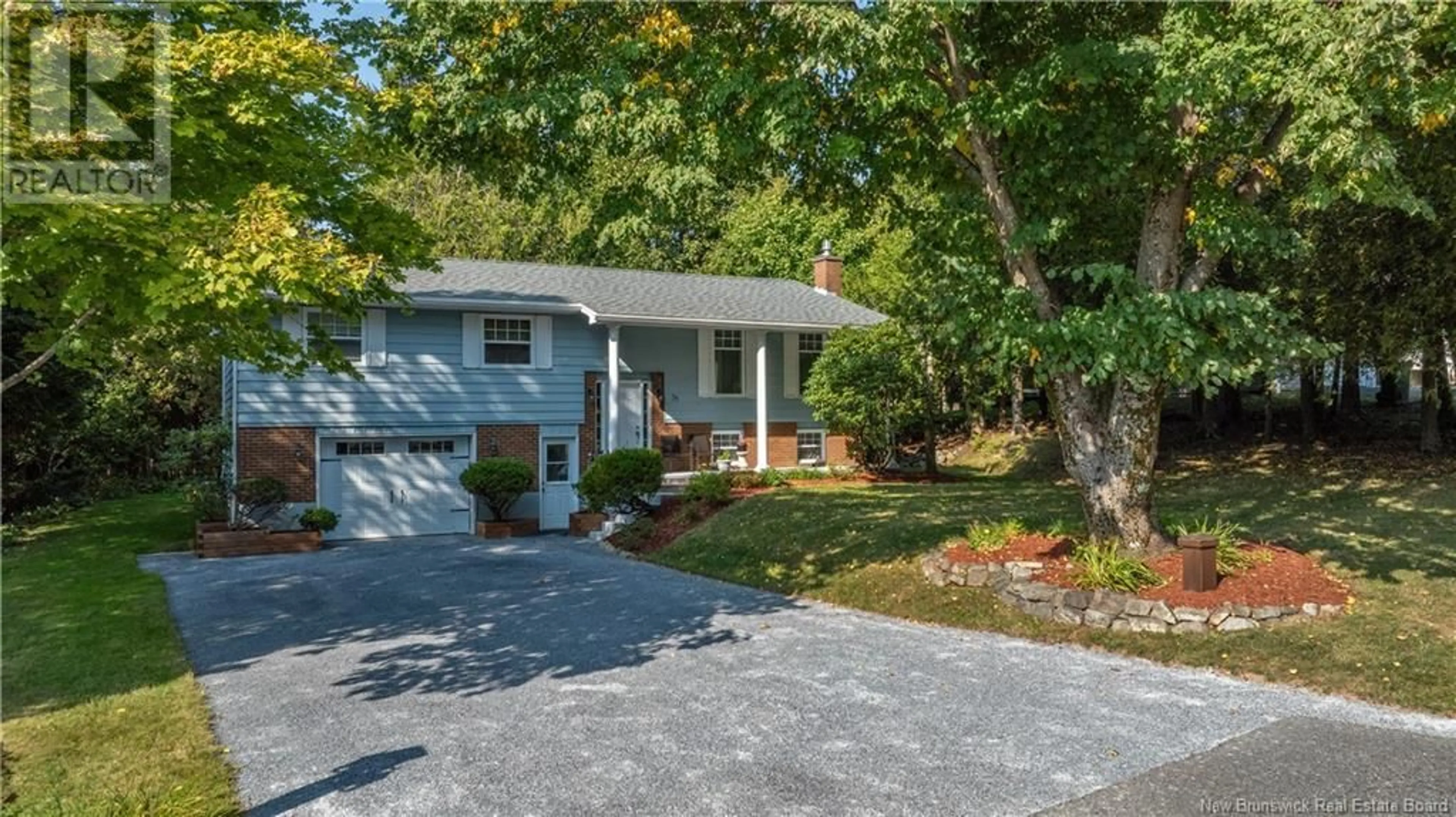 Home with vinyl exterior material, street for 55 CEDAR RIDGE BOULEVARD, Quispamsis New Brunswick E2E4K6