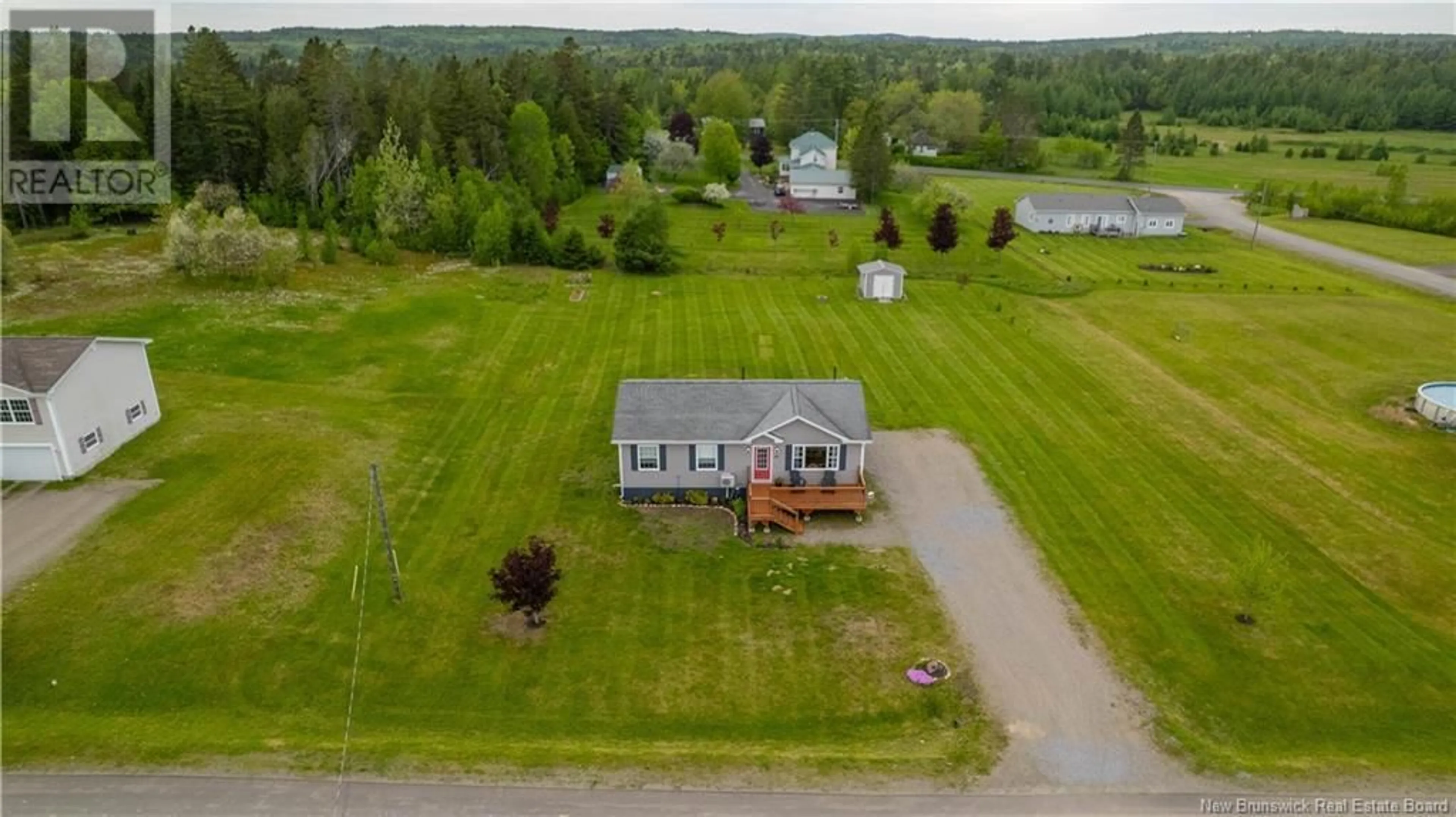 A pic from outside/outdoor area/front of a property/back of a property/a pic from drone, unknown for 16 MEADOW WAY, Valley Road New Brunswick E3L4T2