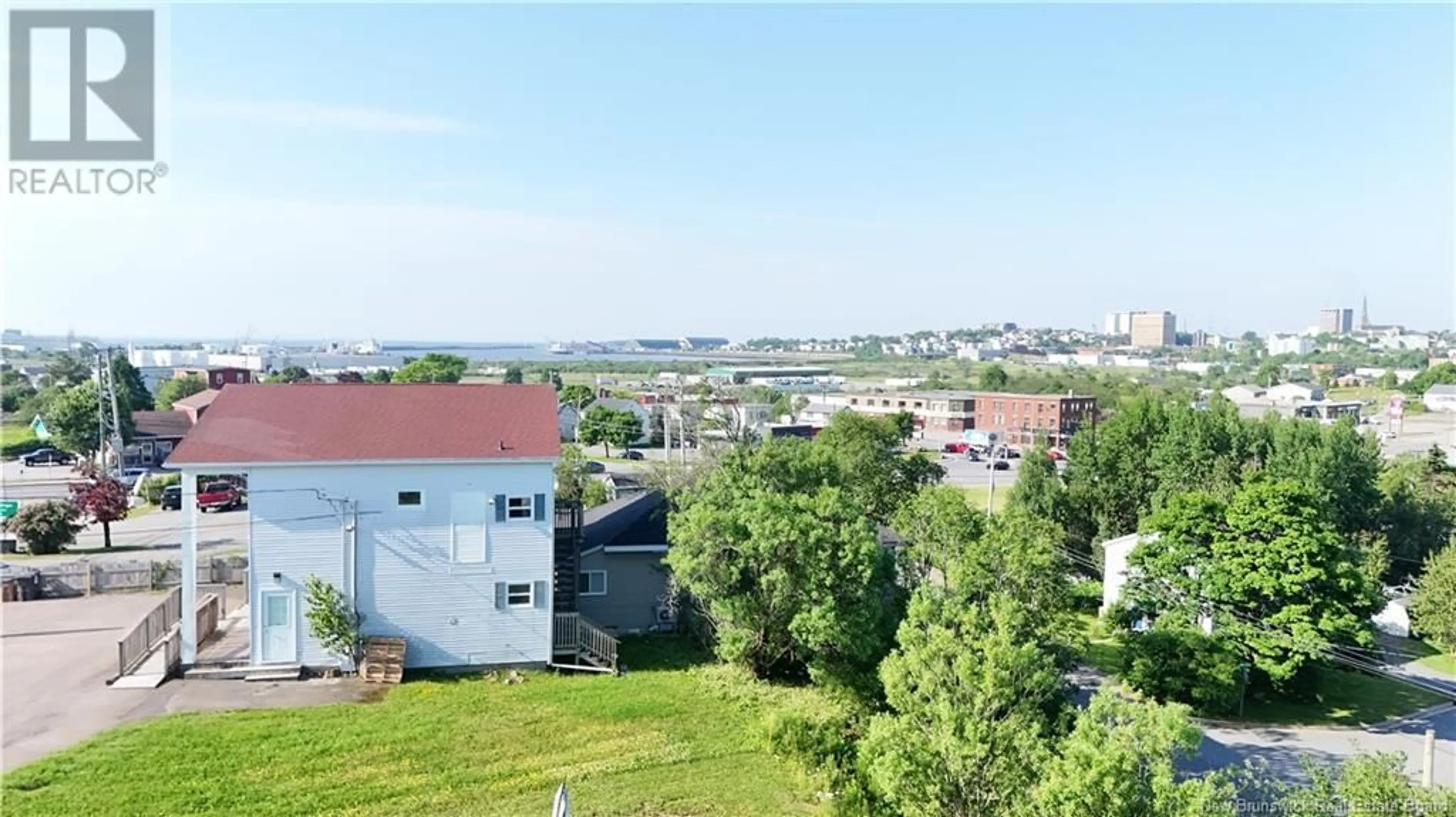 A pic from outside/outdoor area/front of a property/back of a property/a pic from drone, city buildings view from balcony for 29 TISDALE LANE, Saint John New Brunswick E2J2J4