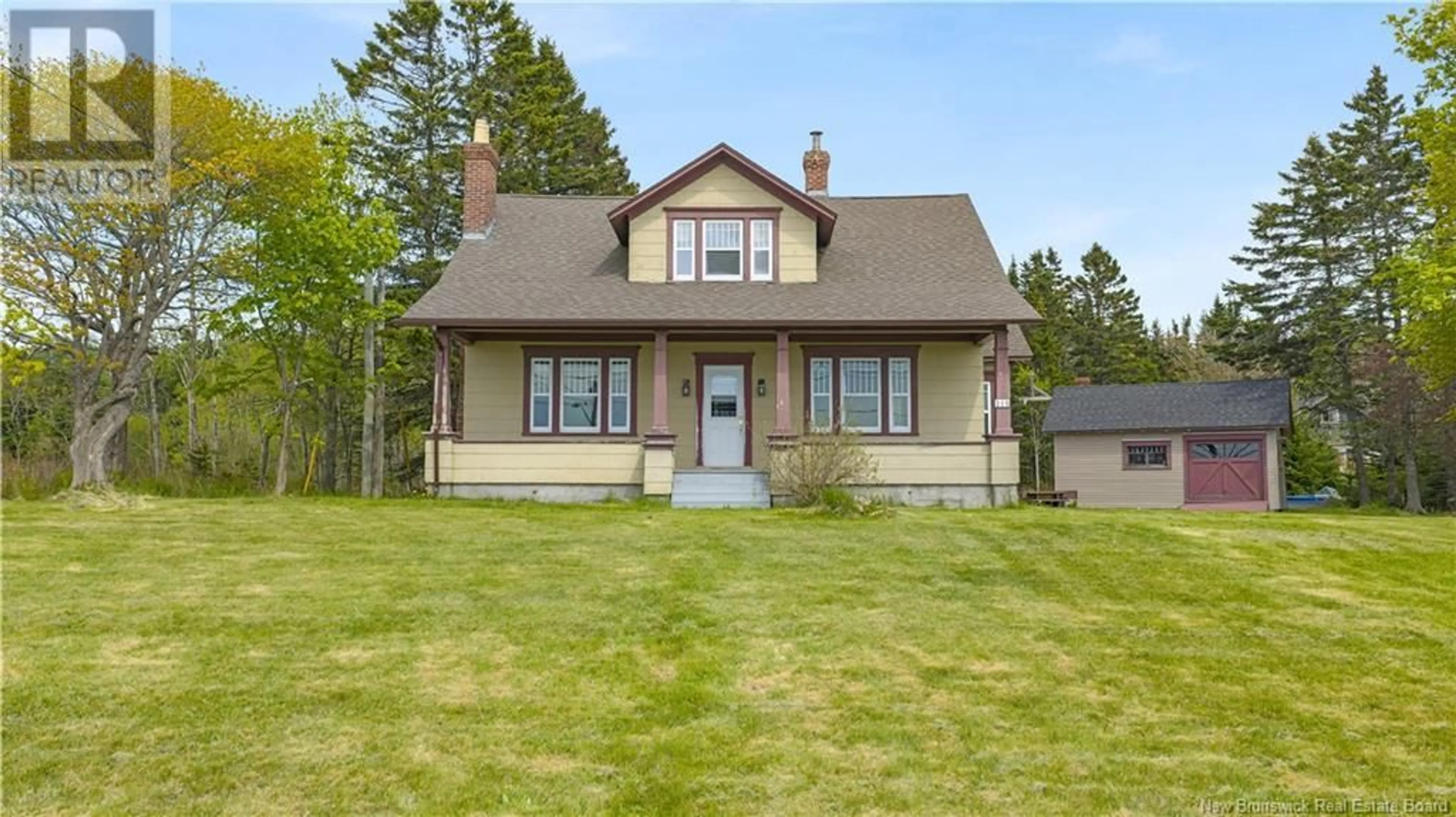 Home with vinyl exterior material, street for 215 RED HEAD ROAD, Saint John New Brunswick E2P1J3