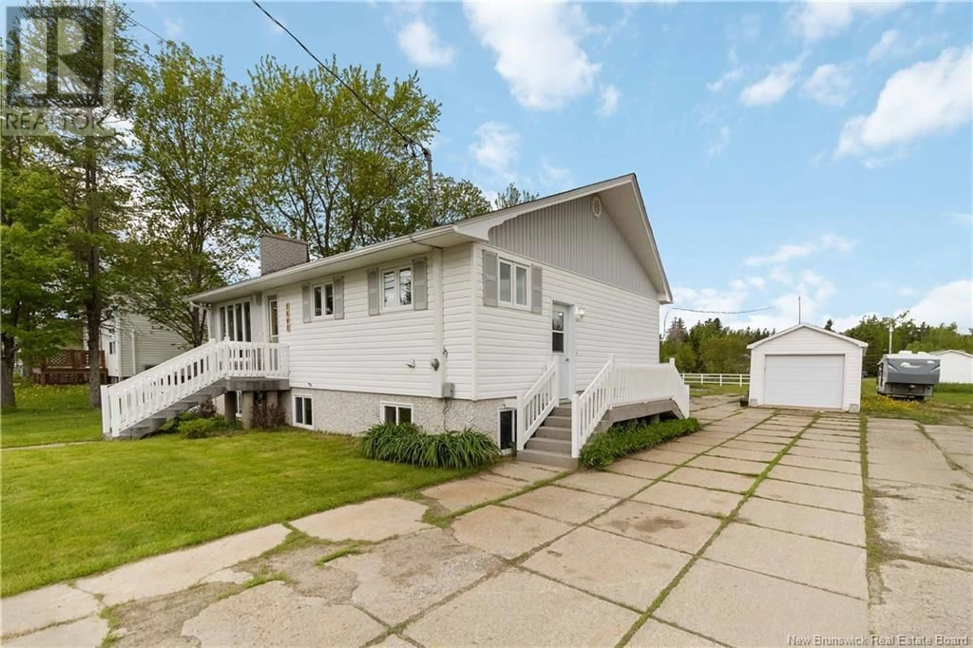 Home with vinyl exterior material, street for 5640 DES ERABLES, Rogersville New Brunswick E4Y1K7