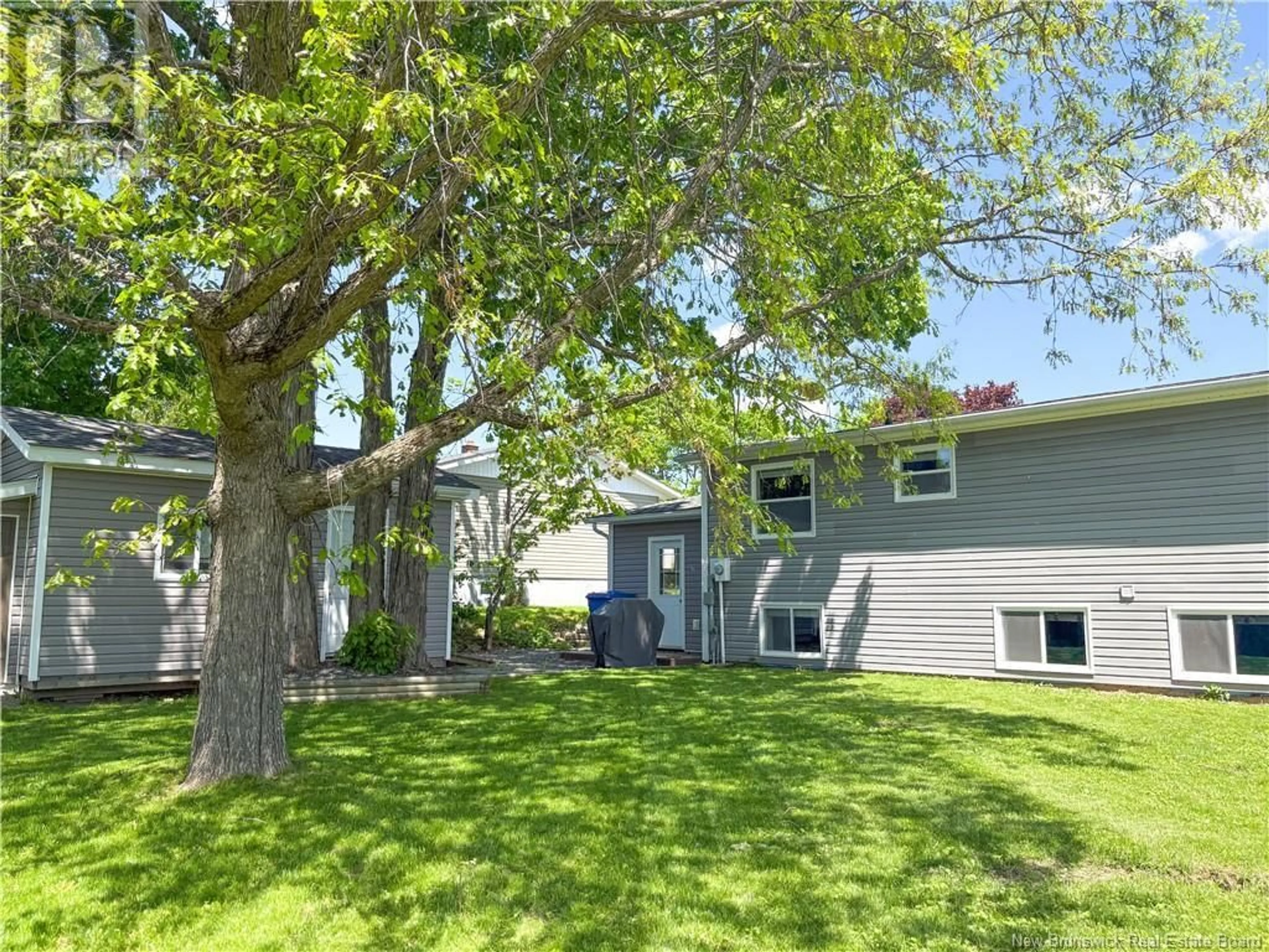 Home with vinyl exterior material, street for 155 ELIZABETH STREET, Woodstock New Brunswick E7M1P9