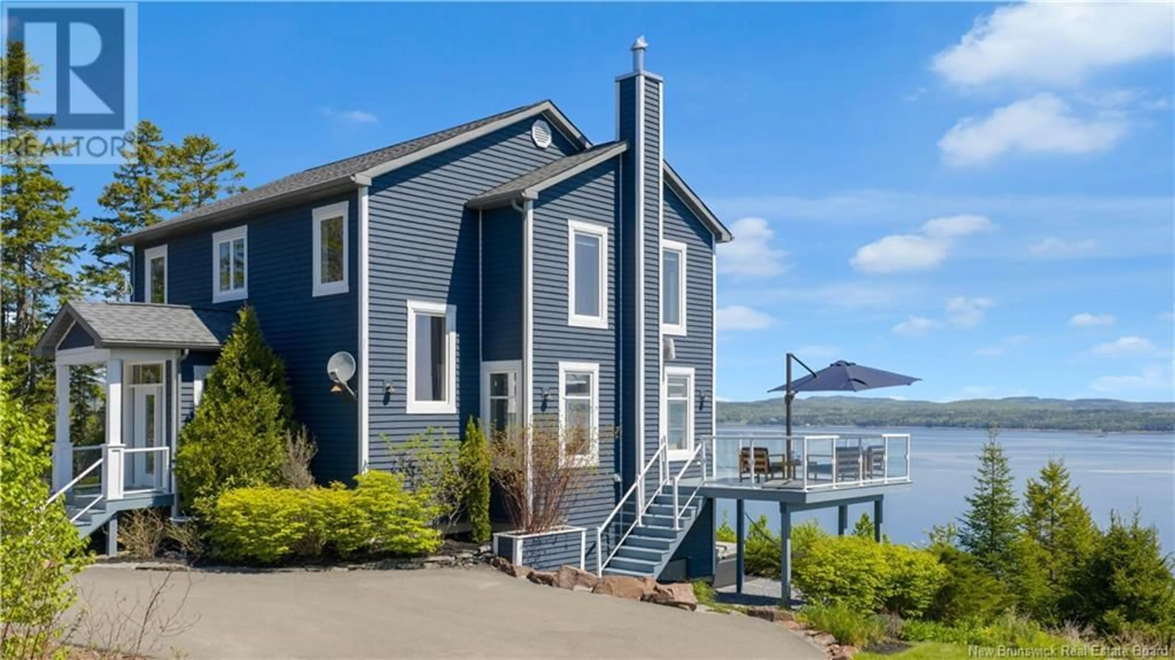 Home with vinyl exterior material, water/lake/river/ocean view for 41 EAGLES PASSAGE, Chamcook New Brunswick E5B0A9
