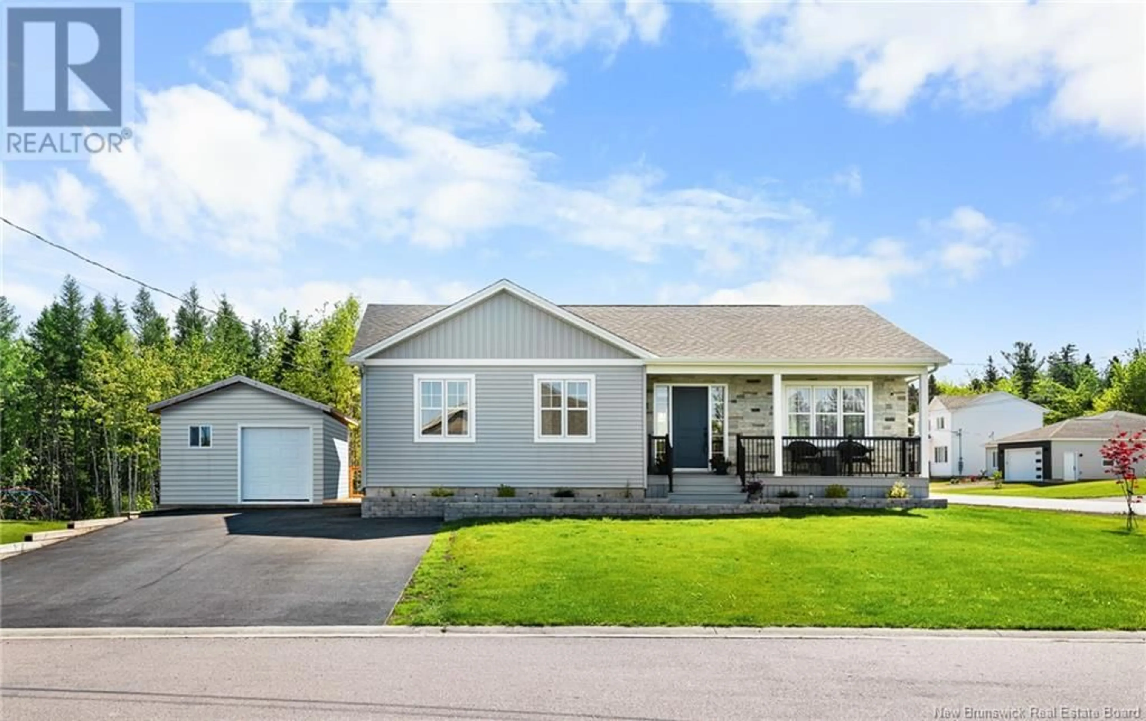 Home with vinyl exterior material, street for 11 JOANNE STREET, Dieppe New Brunswick E1A9N7