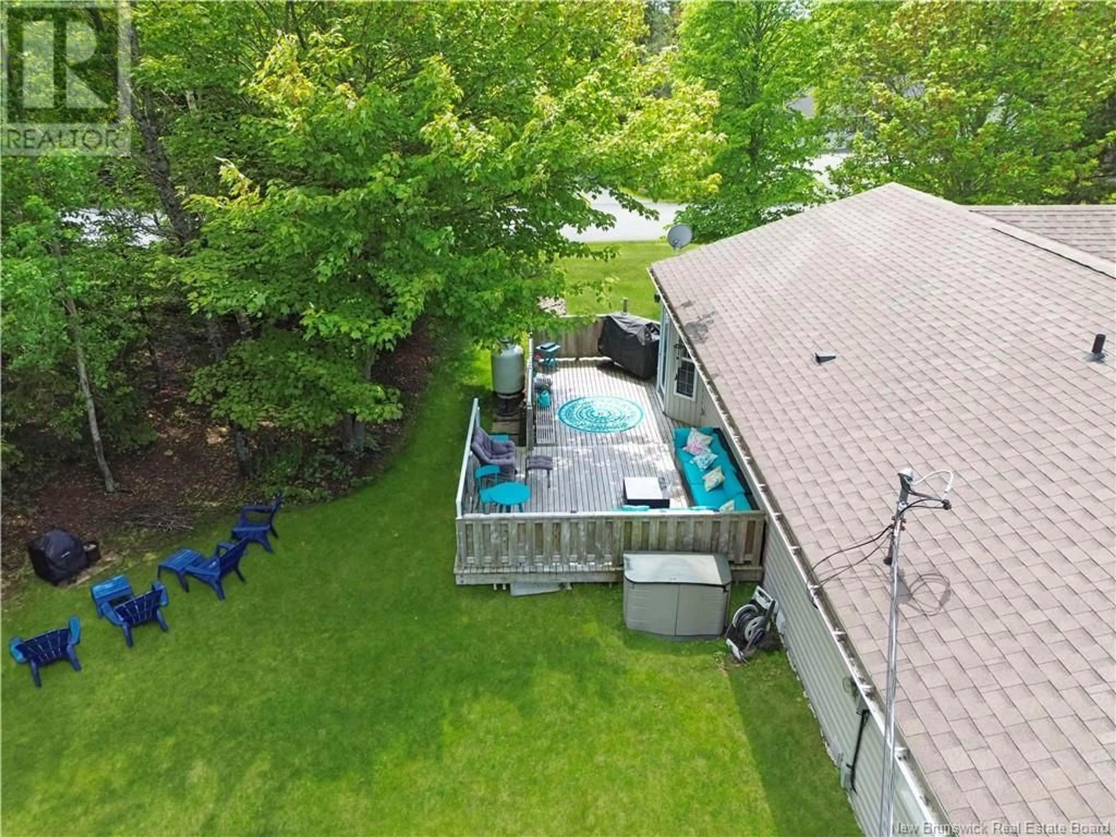 A pic from outside/outdoor area/front of a property/back of a property/a pic from drone, water/lake/river/ocean view for 2 PHOENIX COURT, Rothesay New Brunswick E2E4Y1