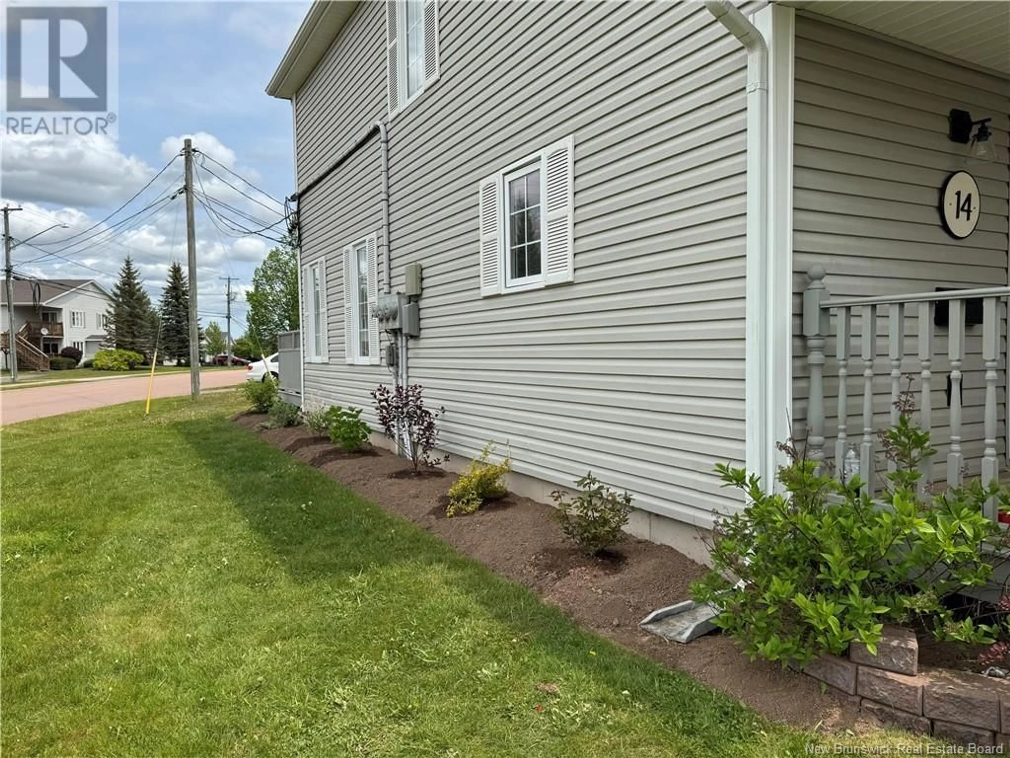 Home with vinyl exterior material, street for 14 FIRMIN CRESCENT, Dieppe New Brunswick E1A7T1