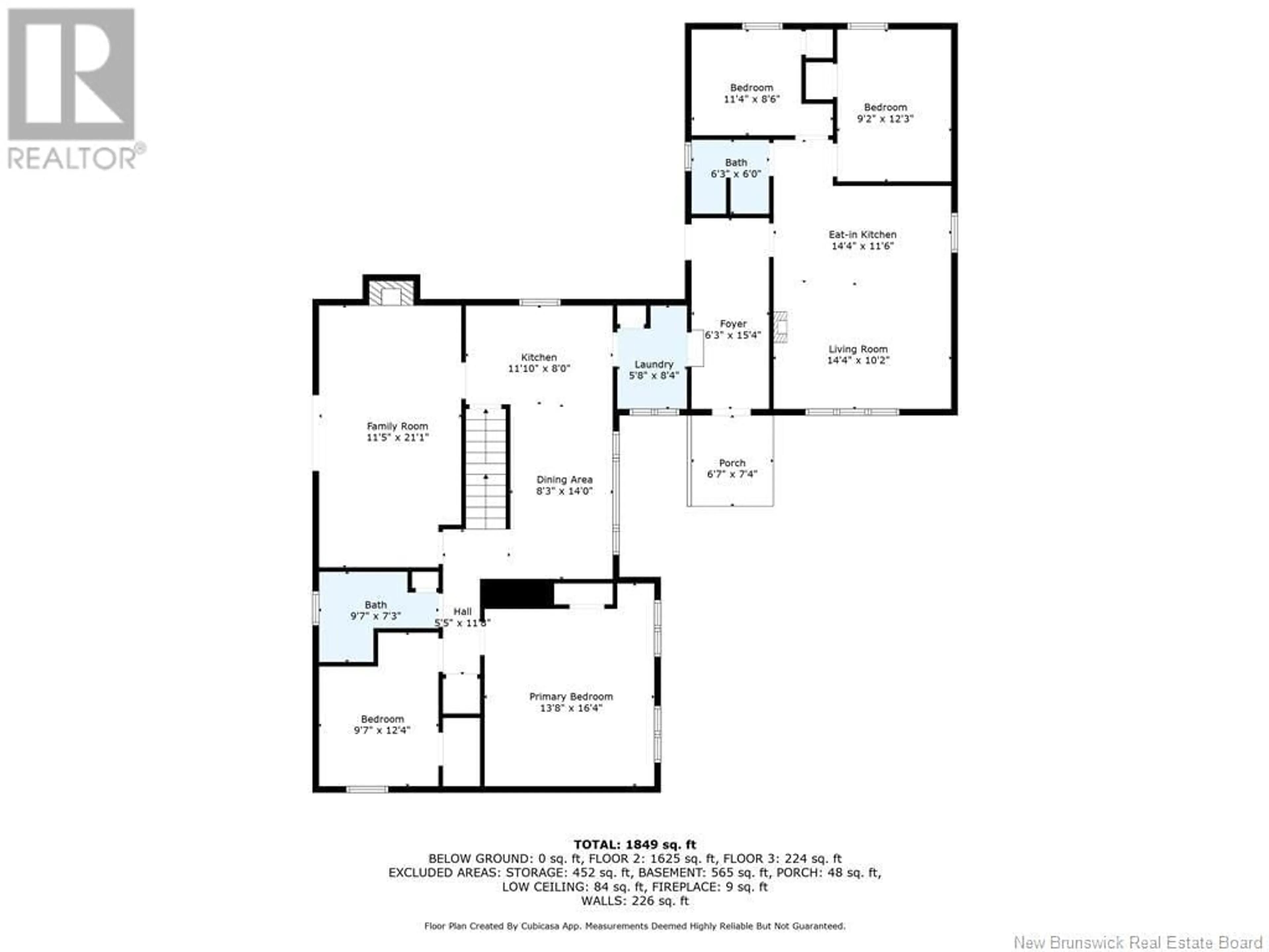 Floor plan for 17 OLSCAMP, South Tetagouche New Brunswick E2A4Z2