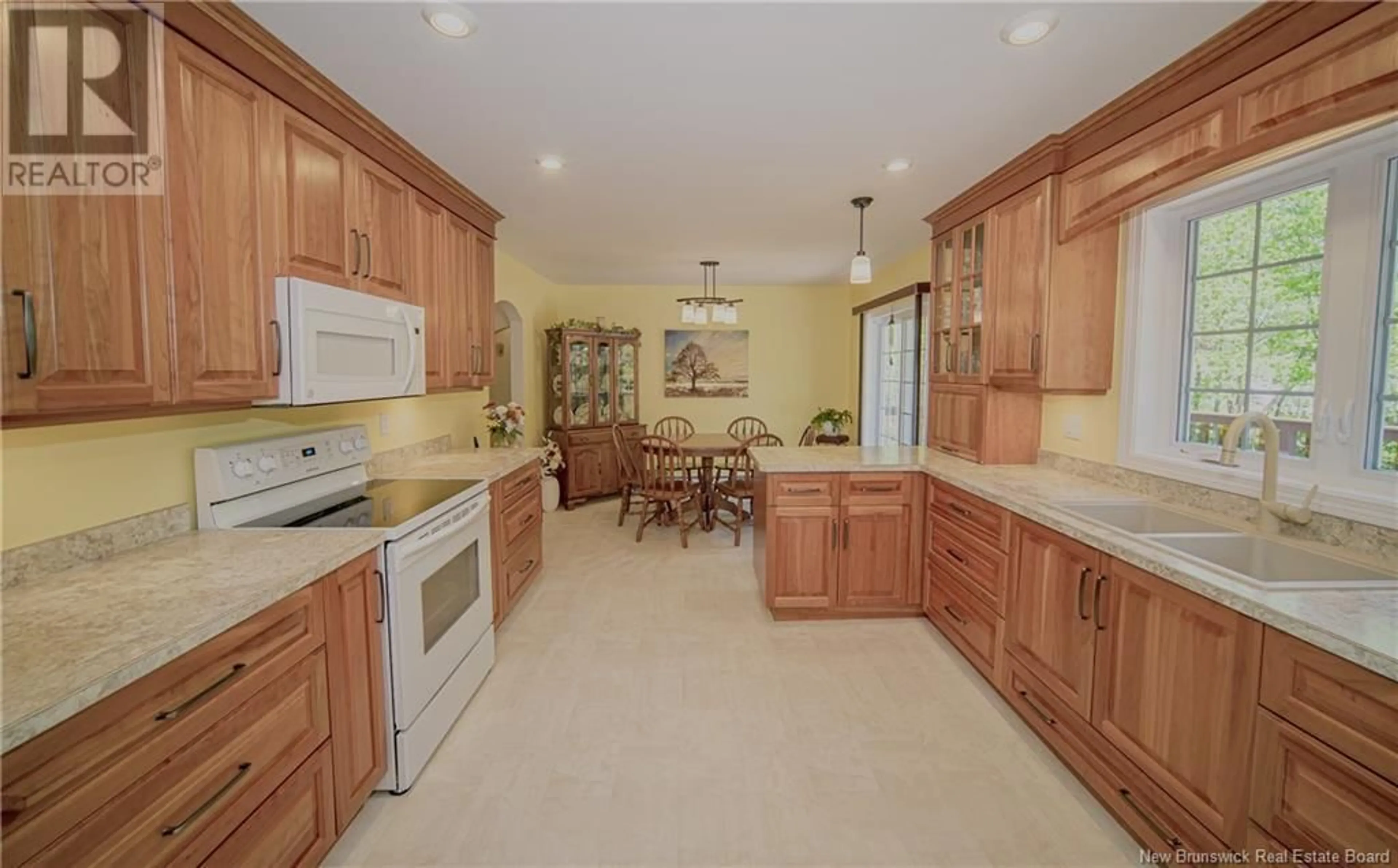 Standard kitchen, ceramic/tile floor for 18 BURNETT DRIVE, Hanwell New Brunswick E3C2H9