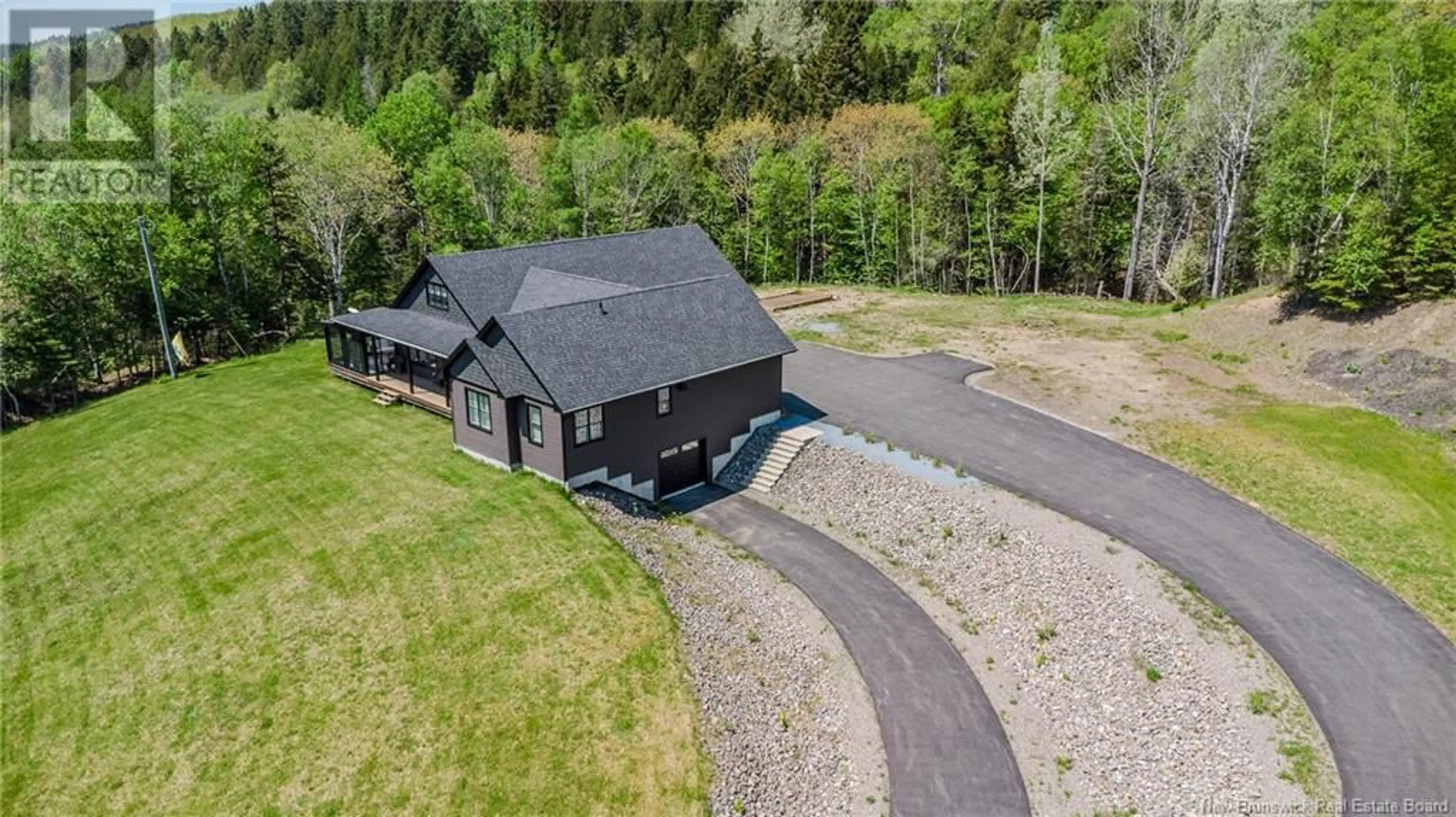 A pic from outside/outdoor area/front of a property/back of a property/a pic from drone, mountain view for 115 ROUTE 121, Hampton New Brunswick E5N7V2
