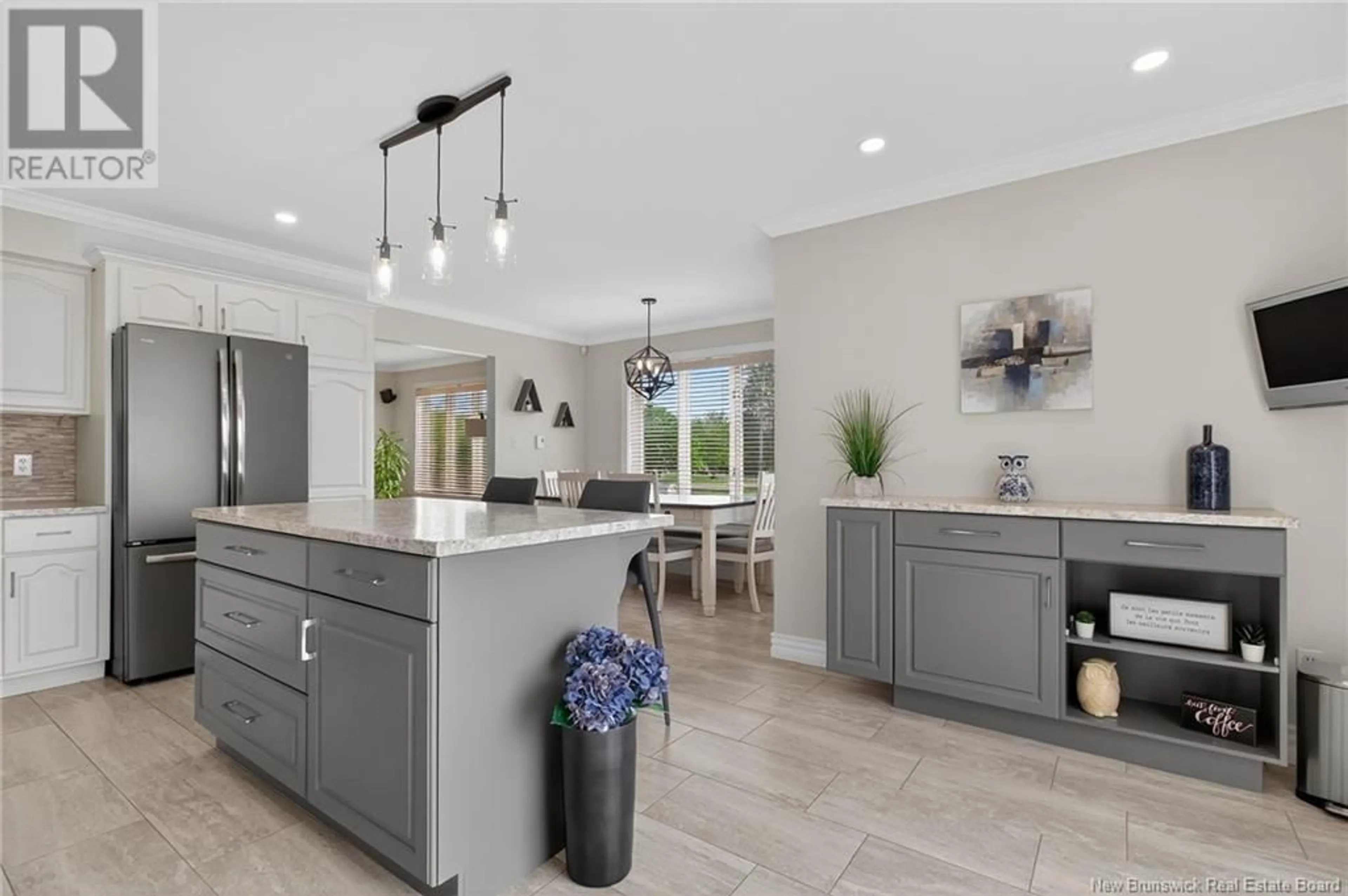 Open concept kitchen, ceramic/tile floor for 1215 RTE 515, Bouctouche Cove New Brunswick E4S4J4