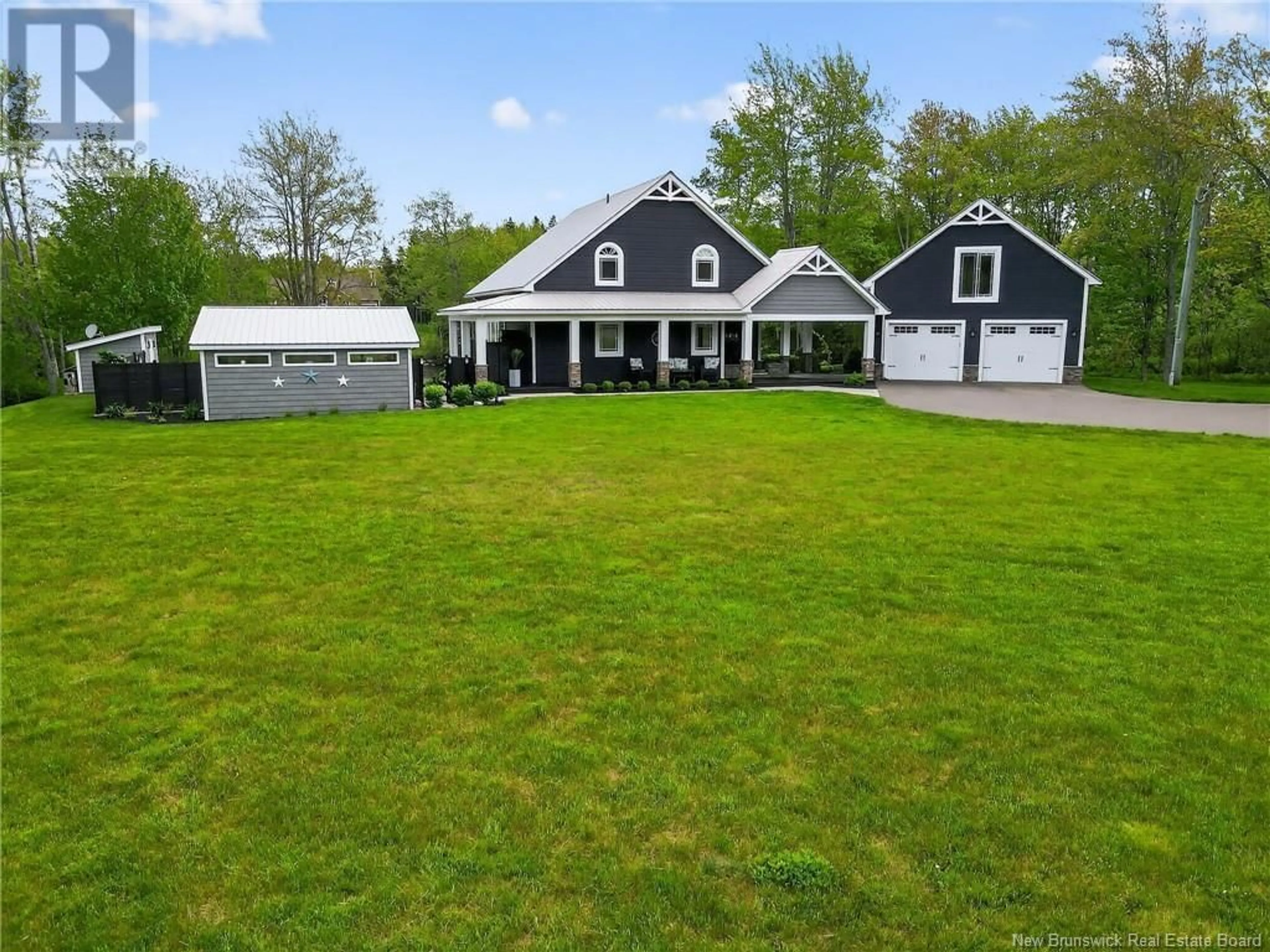 A pic from outside/outdoor area/front of a property/back of a property/a pic from drone, mountain view for 1431 SHEDIAC RIVER ROAD, Shediac River New Brunswick E4R3A8