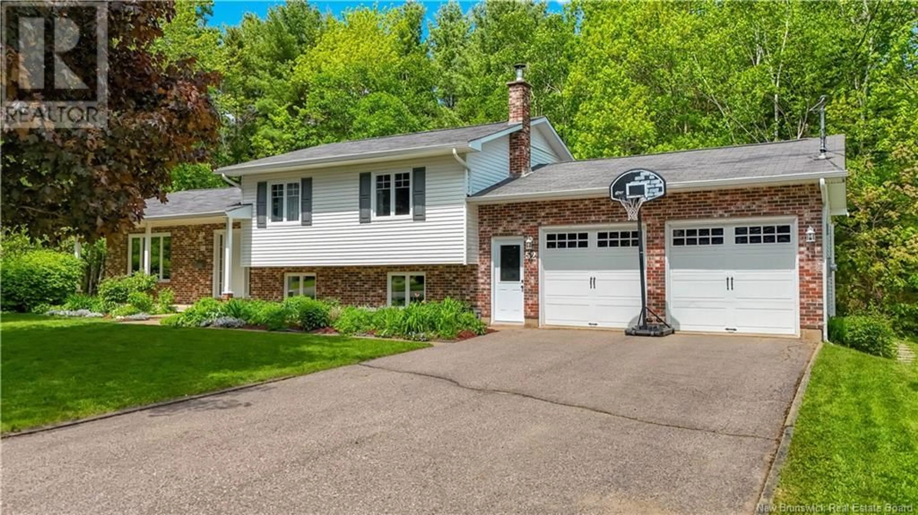Home with vinyl exterior material, street for 52 GRAVENSTEIN STREET, New Maryland New Brunswick E3C1B8