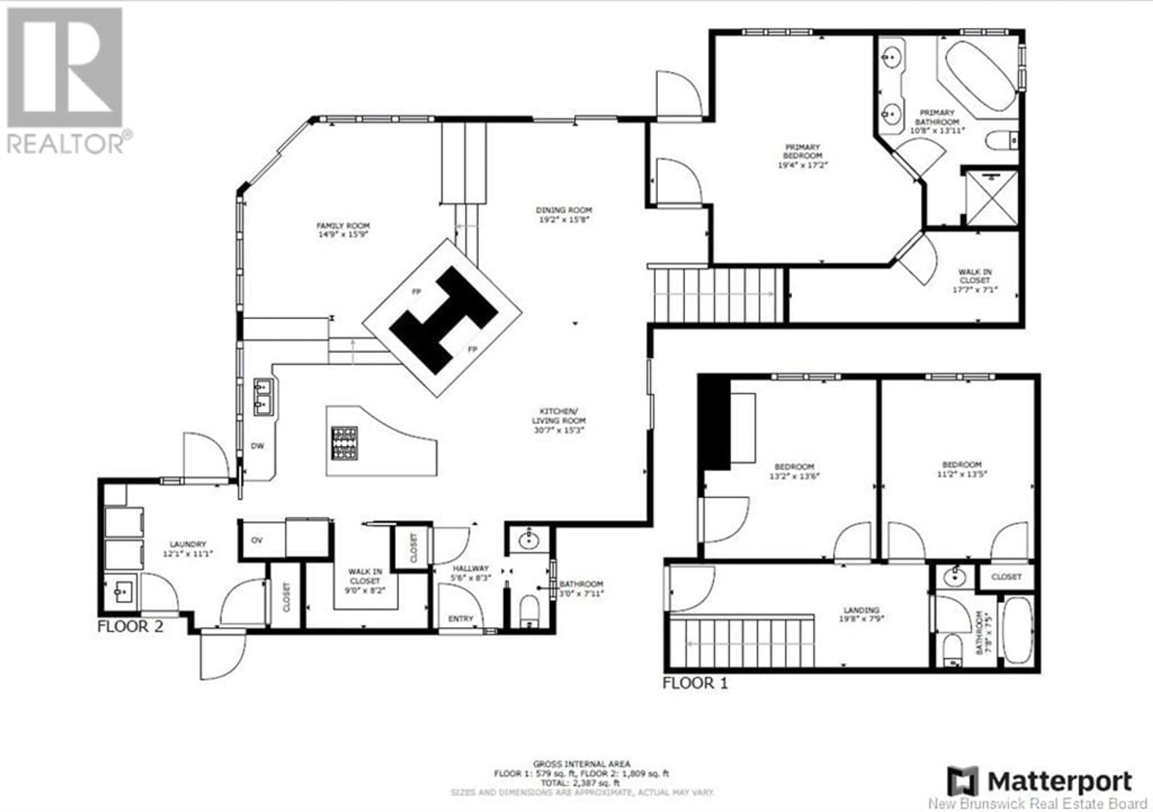 Floor plan for 18 COTTAGE LANE, Grand Lake New Brunswick E4B0B5