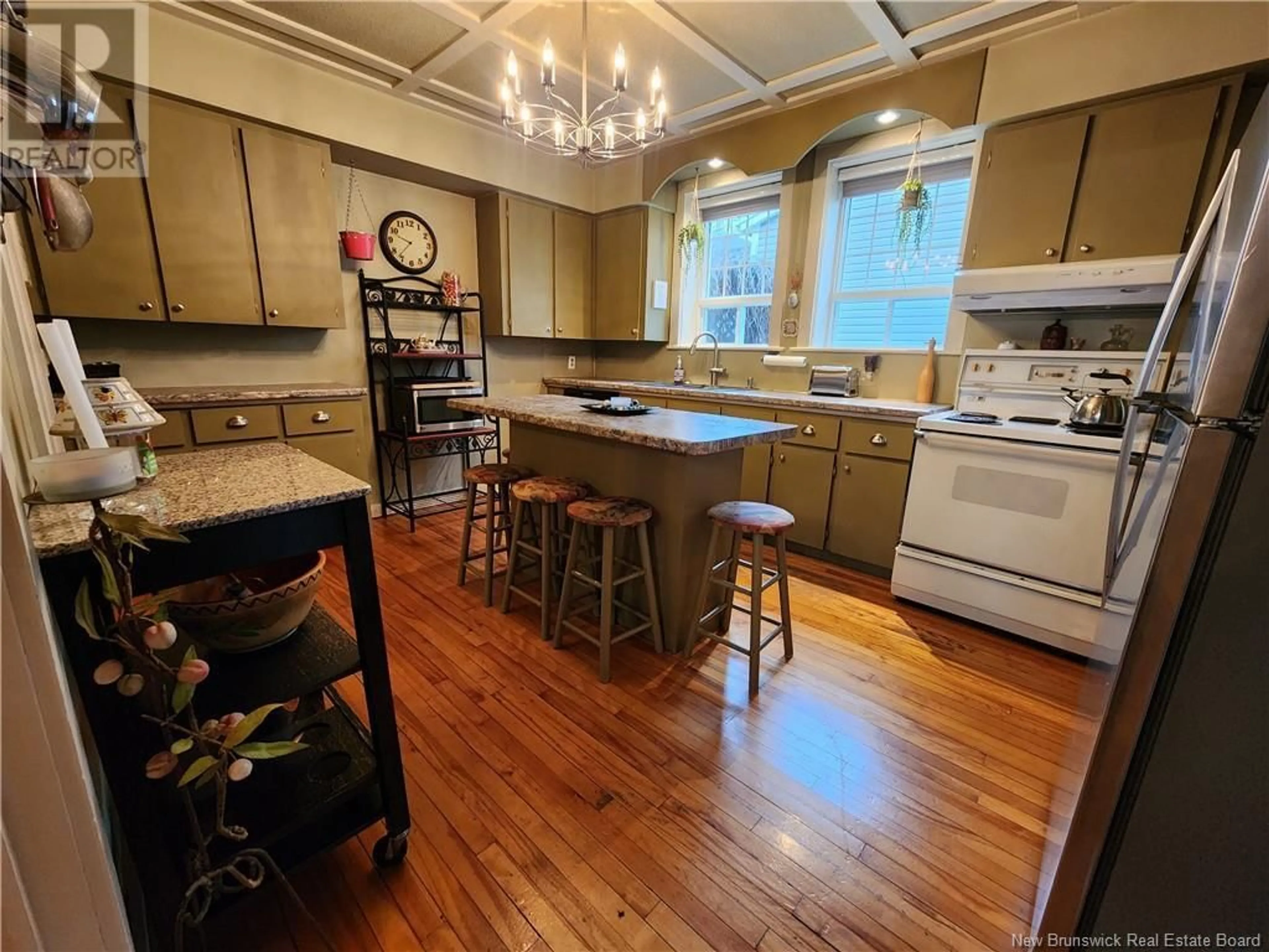 Open concept kitchen, unknown for 22 CYR STREET, Saint-Léonard New Brunswick E7E1X7