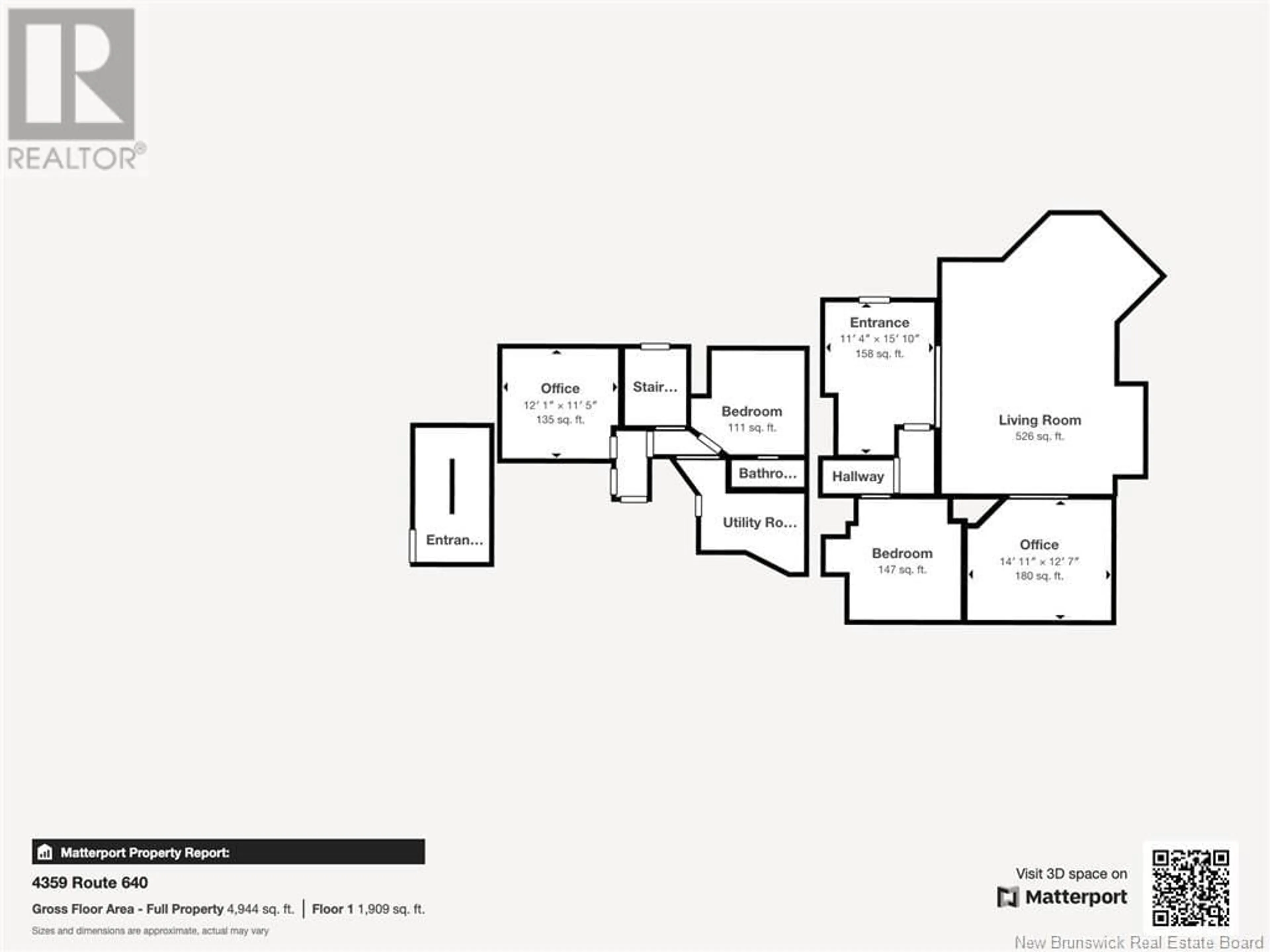 Floor plan for 4359 ROUTE 640, Harvey New Brunswick E6K2Y1