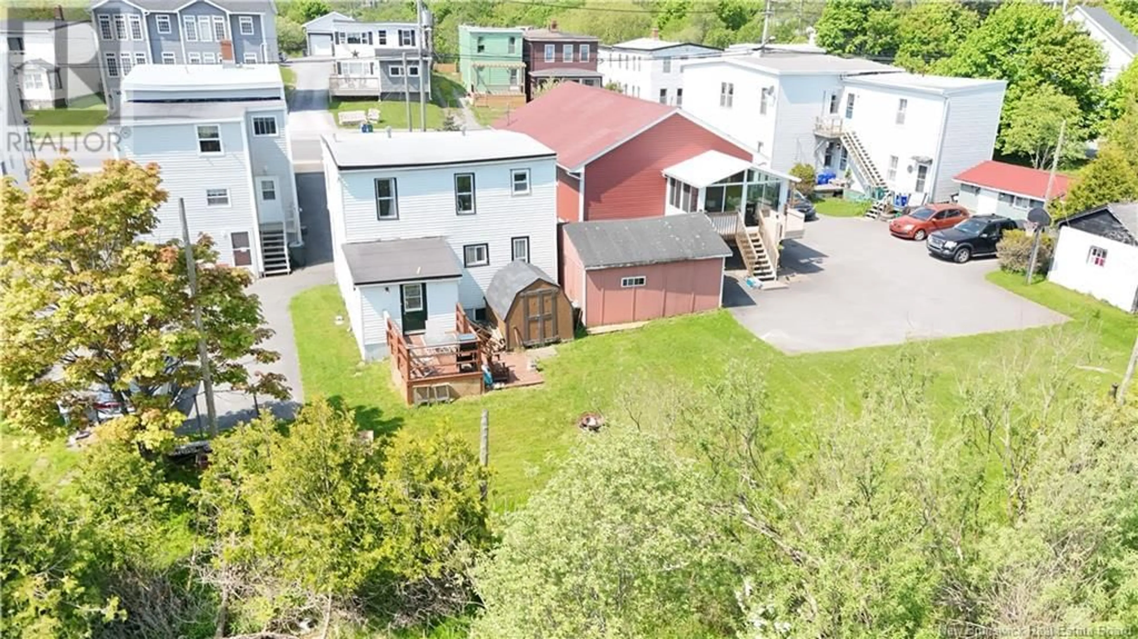 A pic from outside/outdoor area/front of a property/back of a property/a pic from drone, city buildings view from balcony for 166 MILLIDGE AVENUE, Saint John New Brunswick E2K2M5