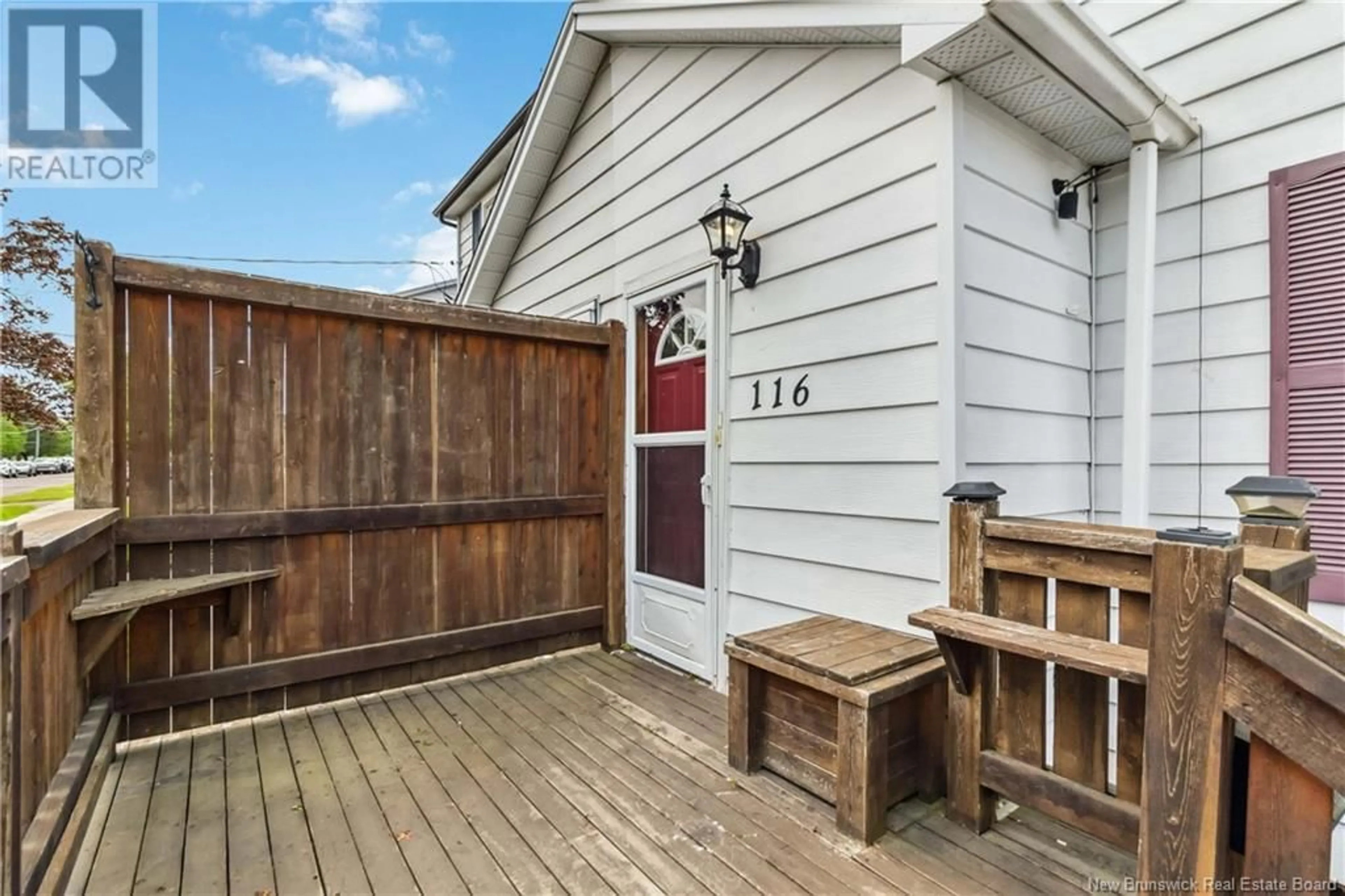 Patio, street for 116 EDGETT AVENUE, Moncton New Brunswick E8E1T5