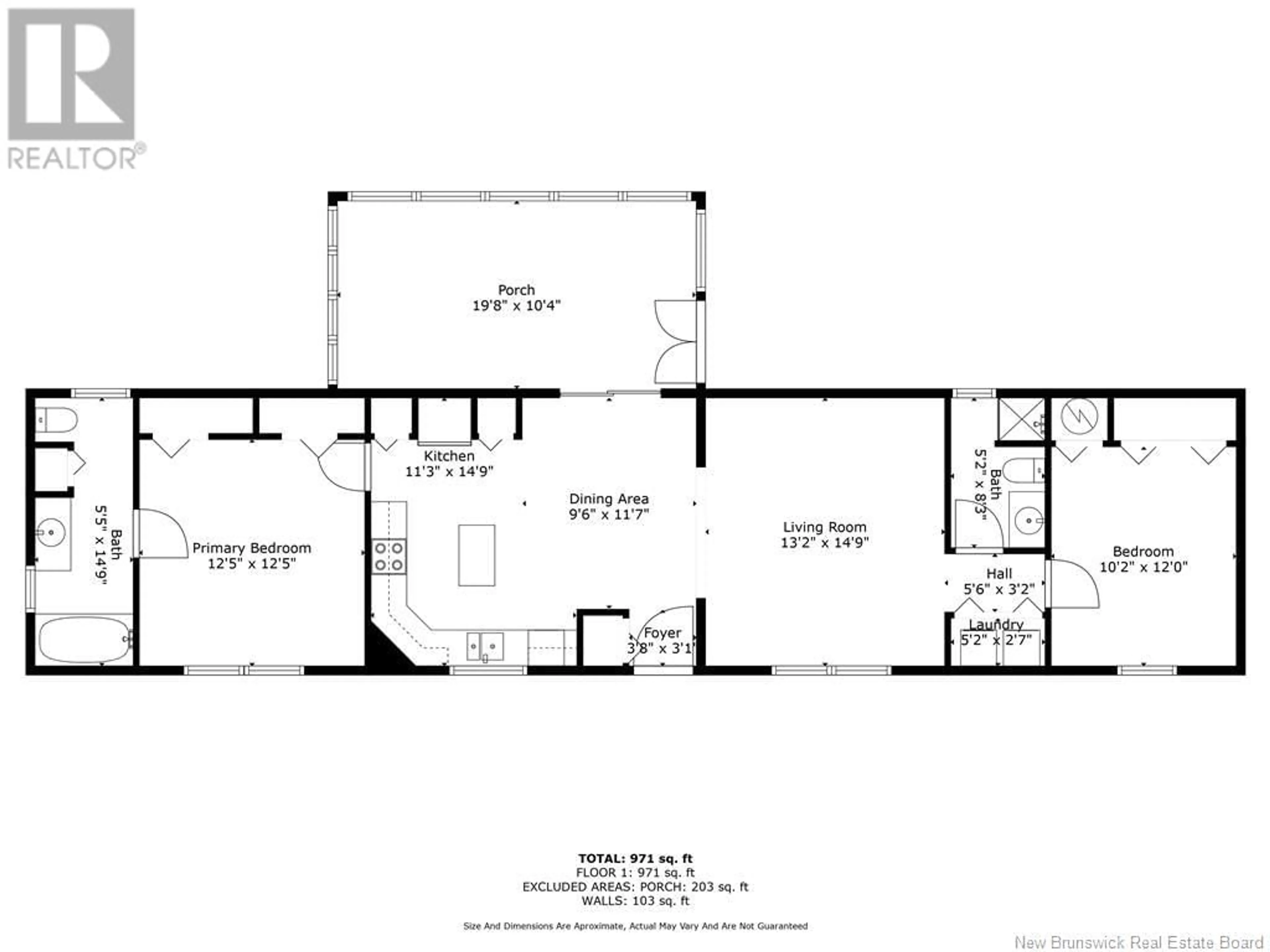 Floor plan for 18 BLUE ASH, Moncton New Brunswick E1H3R2