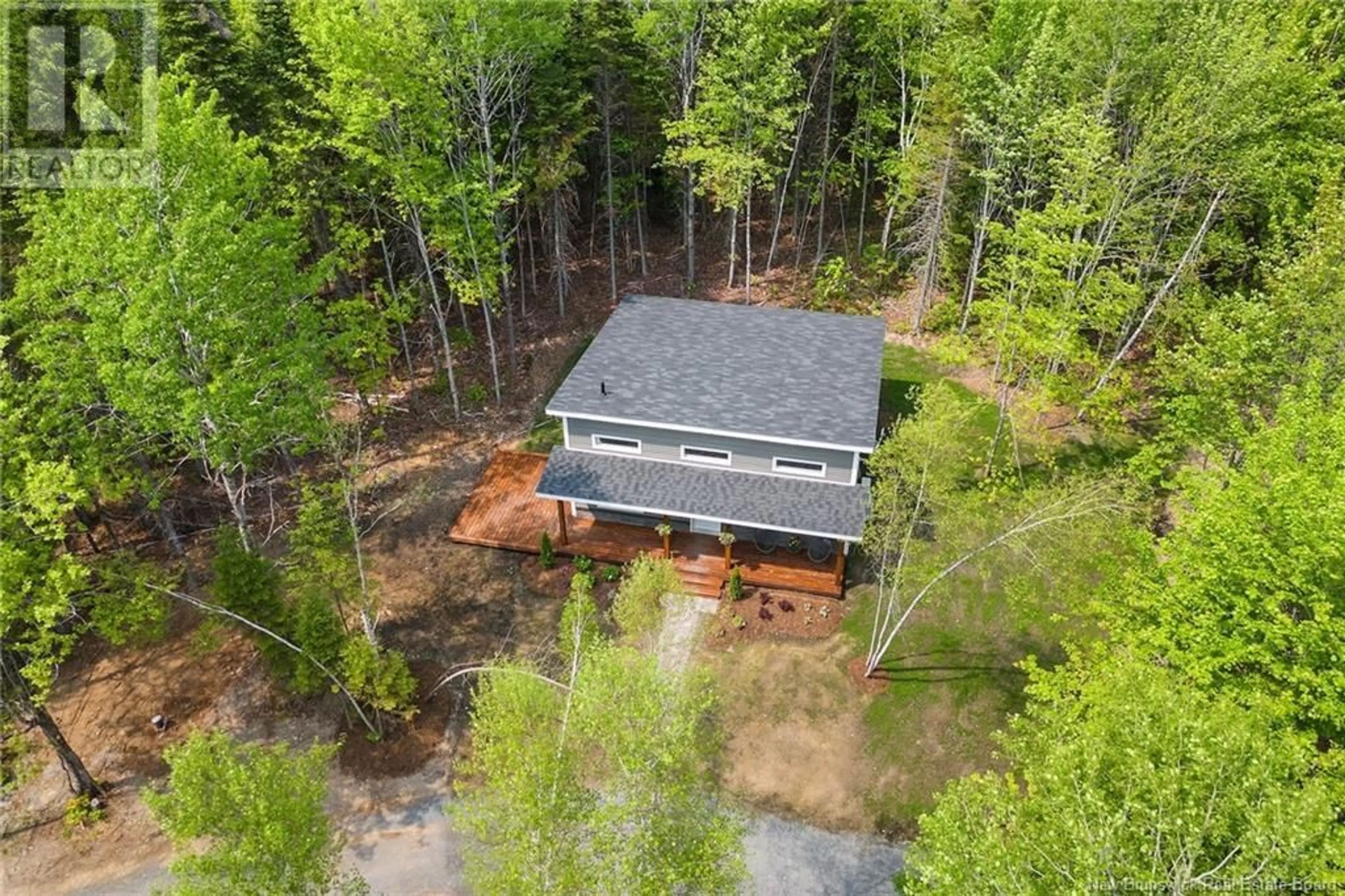 A pic from outside/outdoor area/front of a property/back of a property/a pic from drone, forest/trees view for 359 ENGLISH SETTLEMENT ROAD, Taymouth New Brunswick E6B2G2