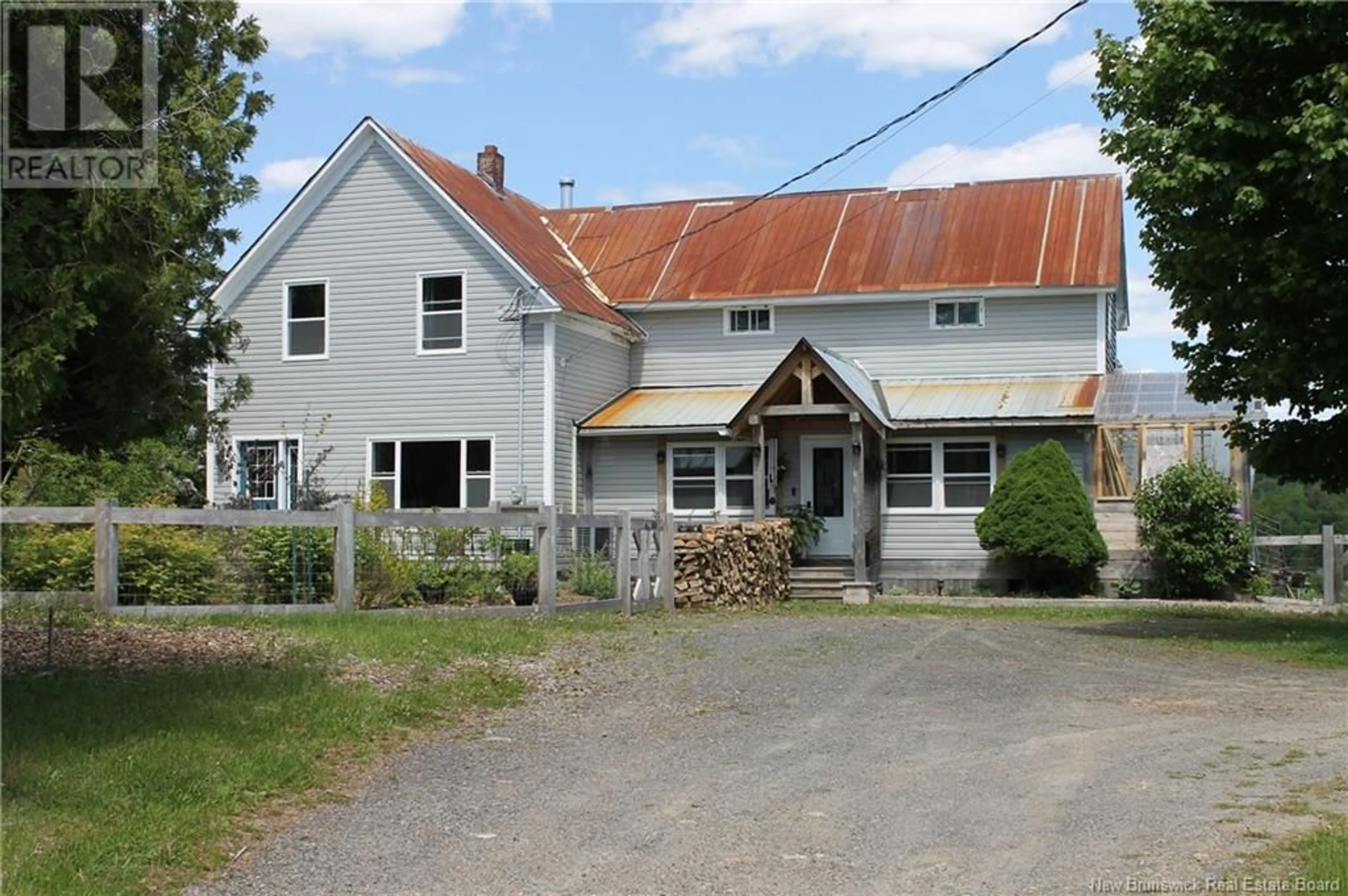 A pic from outside/outdoor area/front of a property/back of a property/a pic from drone, street for 90 ROUTE 615, Jewetts Mills New Brunswick E6L1M2