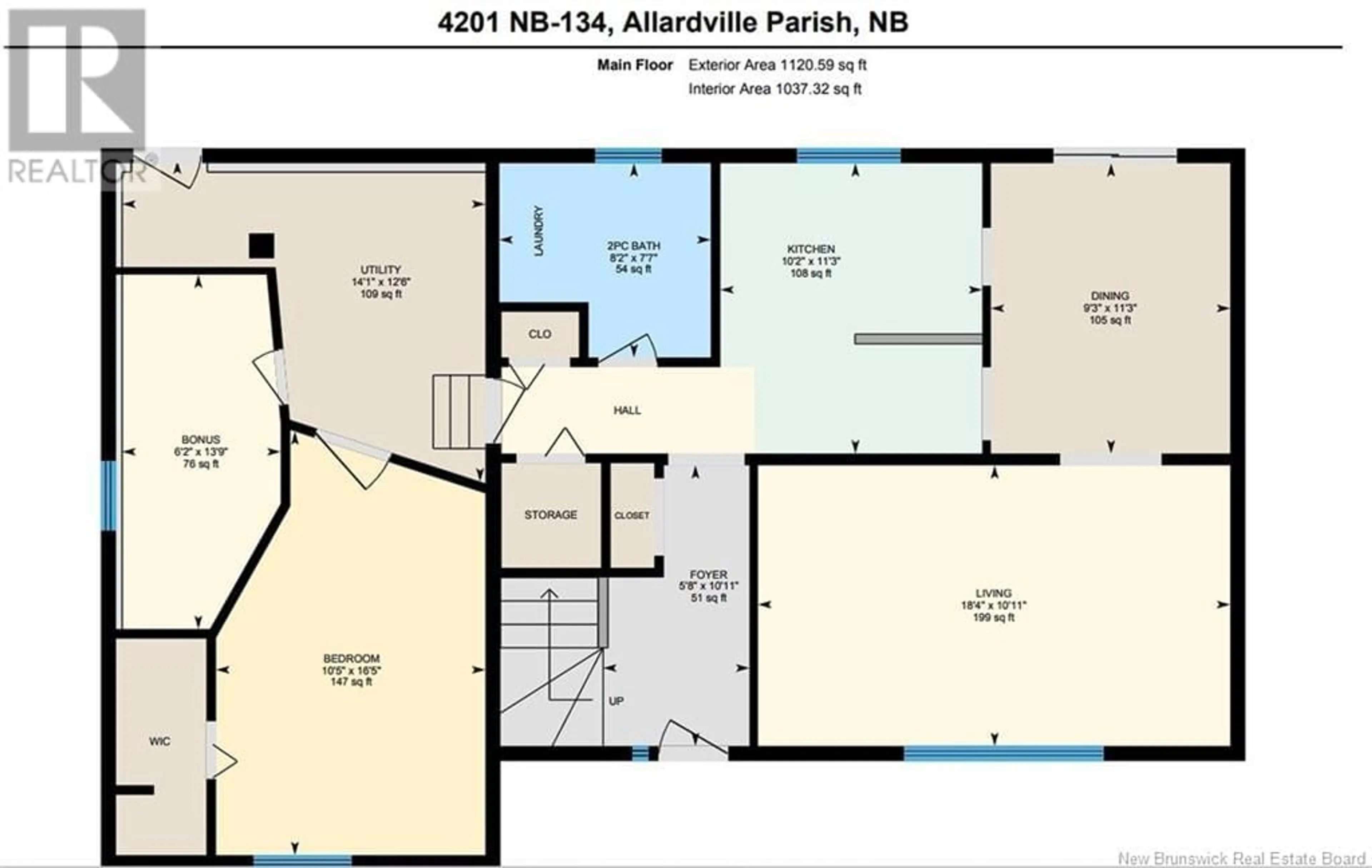 Floor plan for 4201 ROUTE 134, Allardville New Brunswick E8L1H1